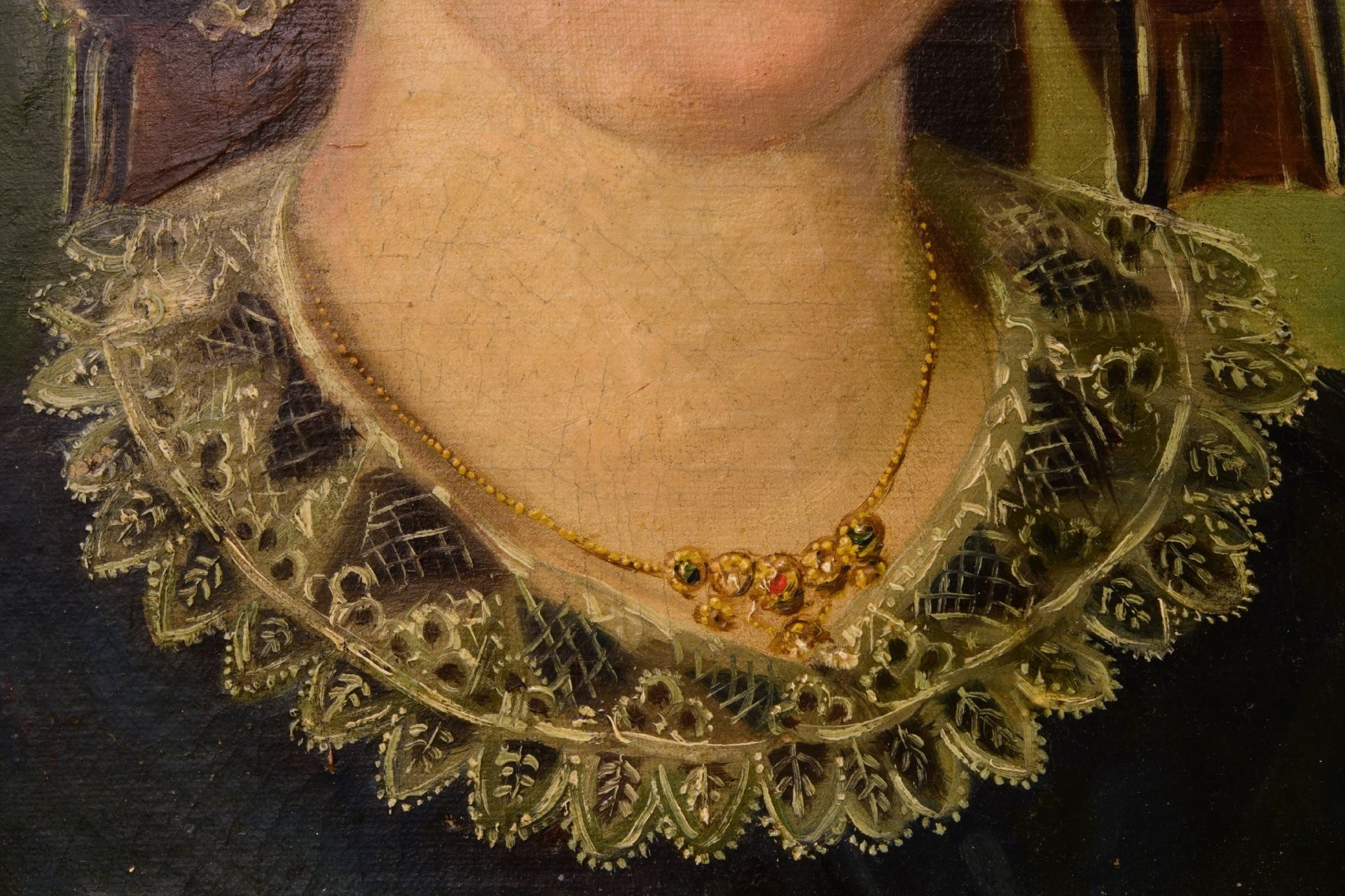 Maler des 20. Jahrhundert, Portrait einer Dame - Bild 4 aus 5
