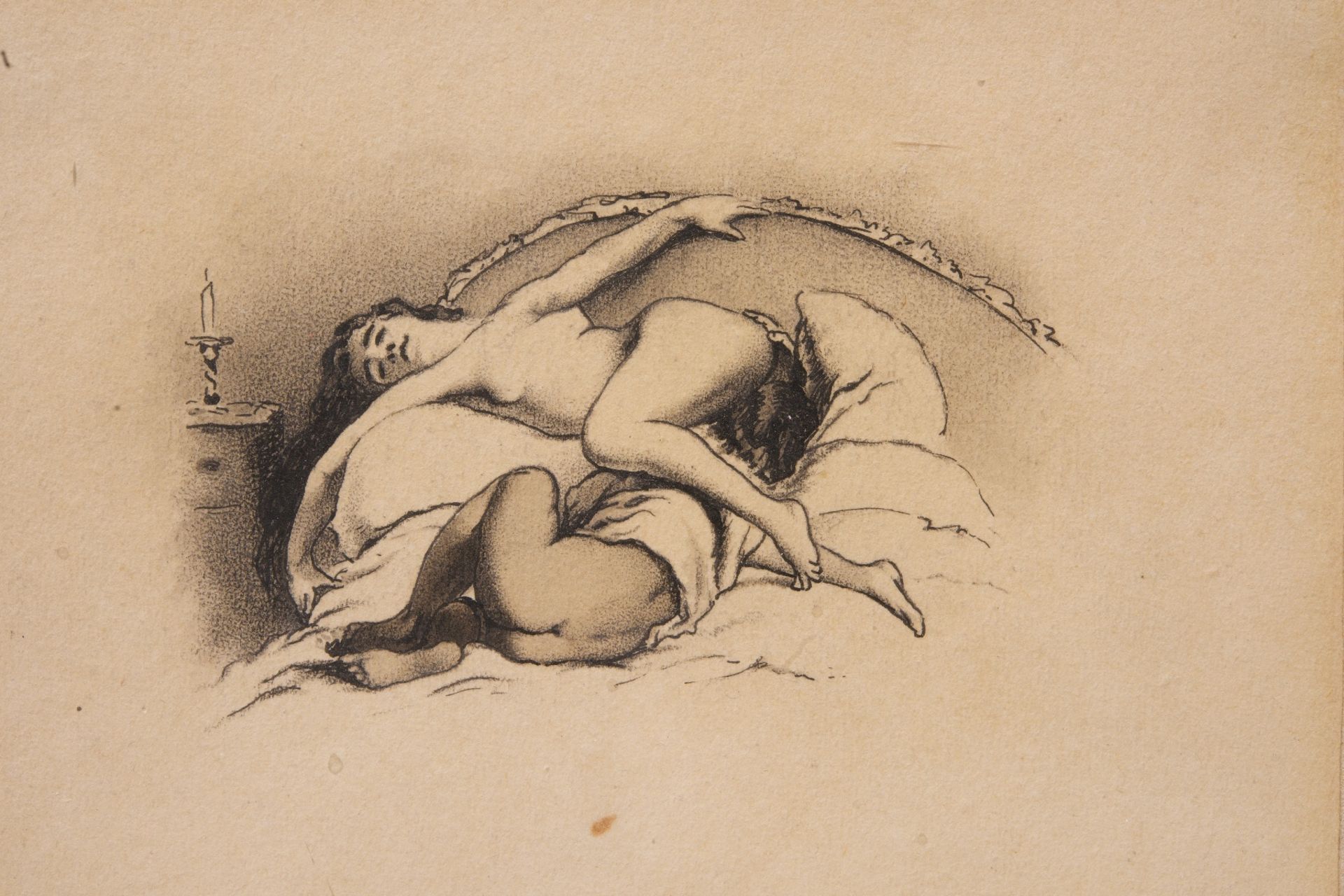 Mihaly Zichy (1827-1906), Erotic Representation - Image 3 of 6