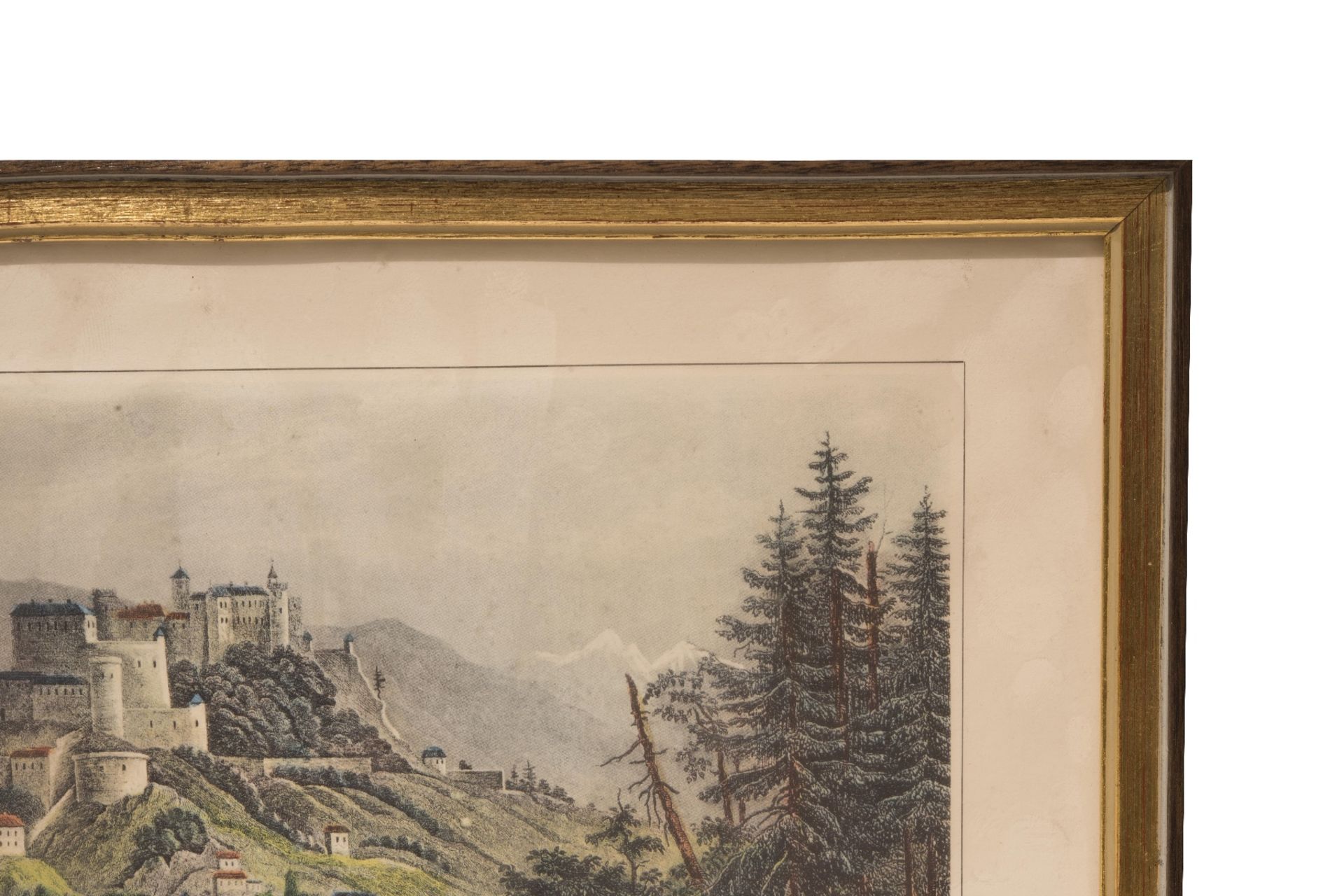 Kuenstler des 19. Jahrhunderts, Salzburg mit Feste Hohensalzburg an der Salzach - Bild 3 aus 5