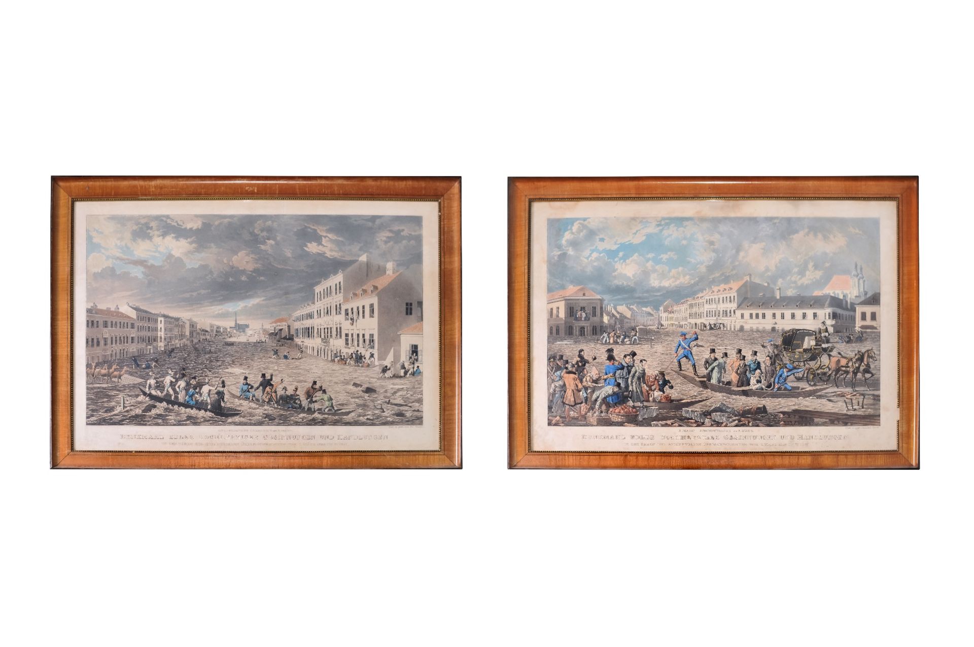 Eduard Gurk (1801-1841) Darstellungen aus den Tagen der gefahrvollen Ueberschwemmung Wiens 