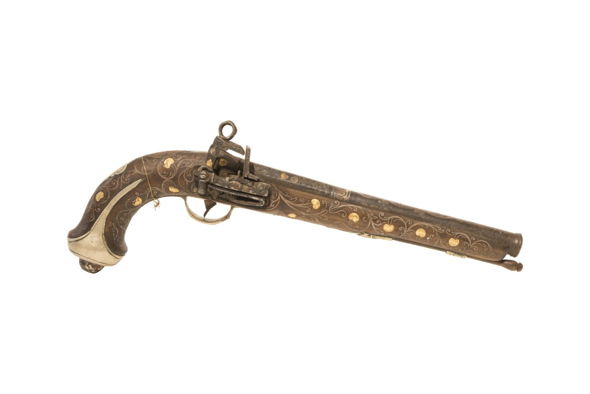 Elaborately Designed Dueling Pistol