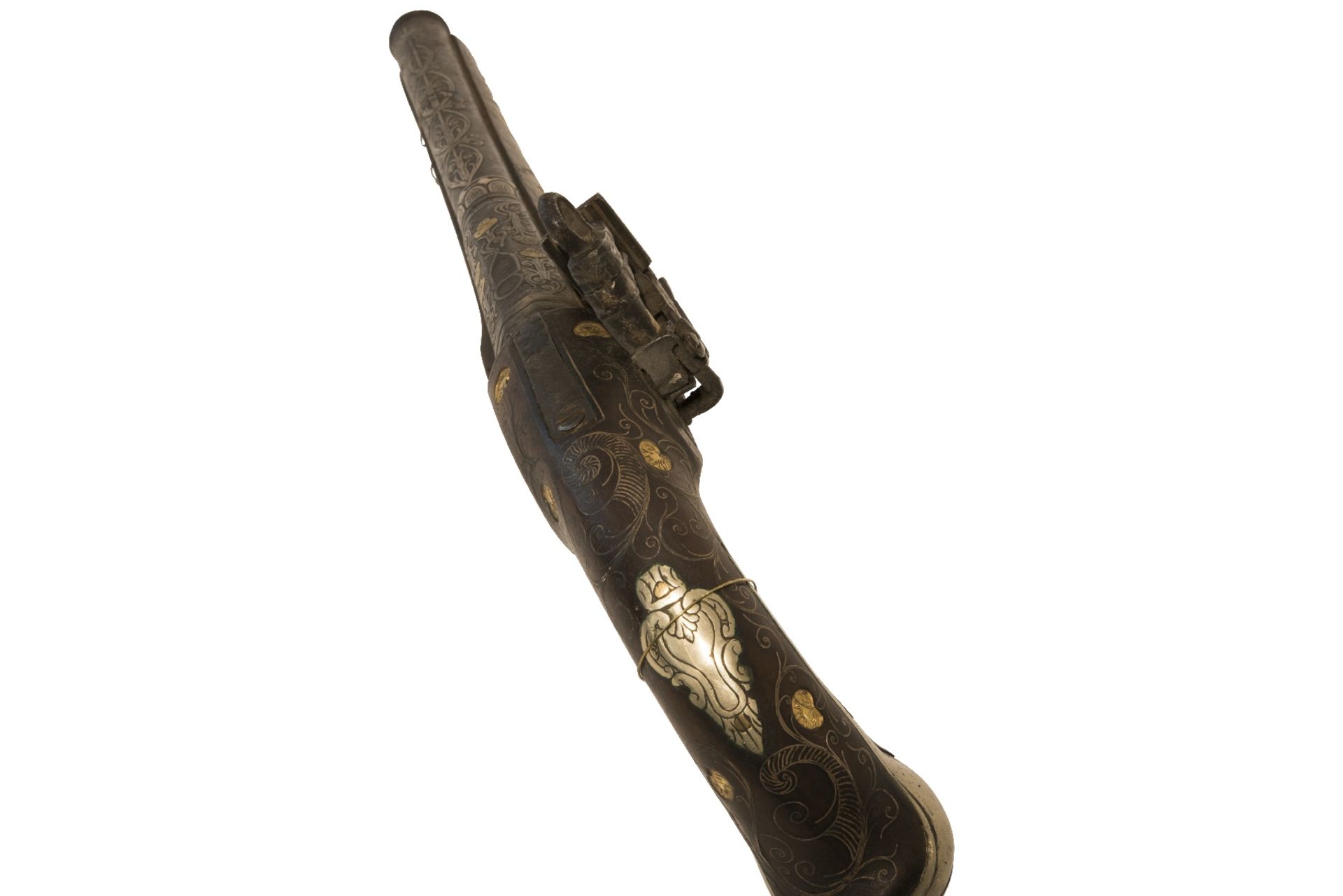 Elaborately Designed Dueling Pistol - Image 4 of 5