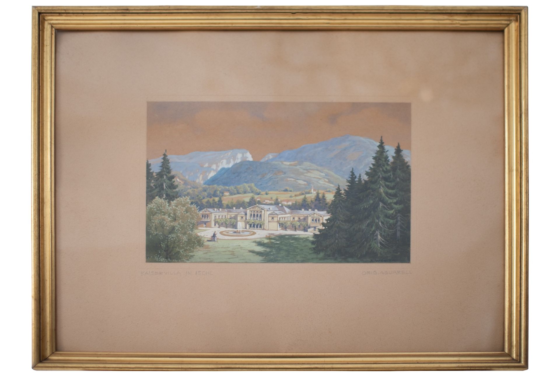 Adolf Wiesler (1878-1958), Kaiservilla in Ischl