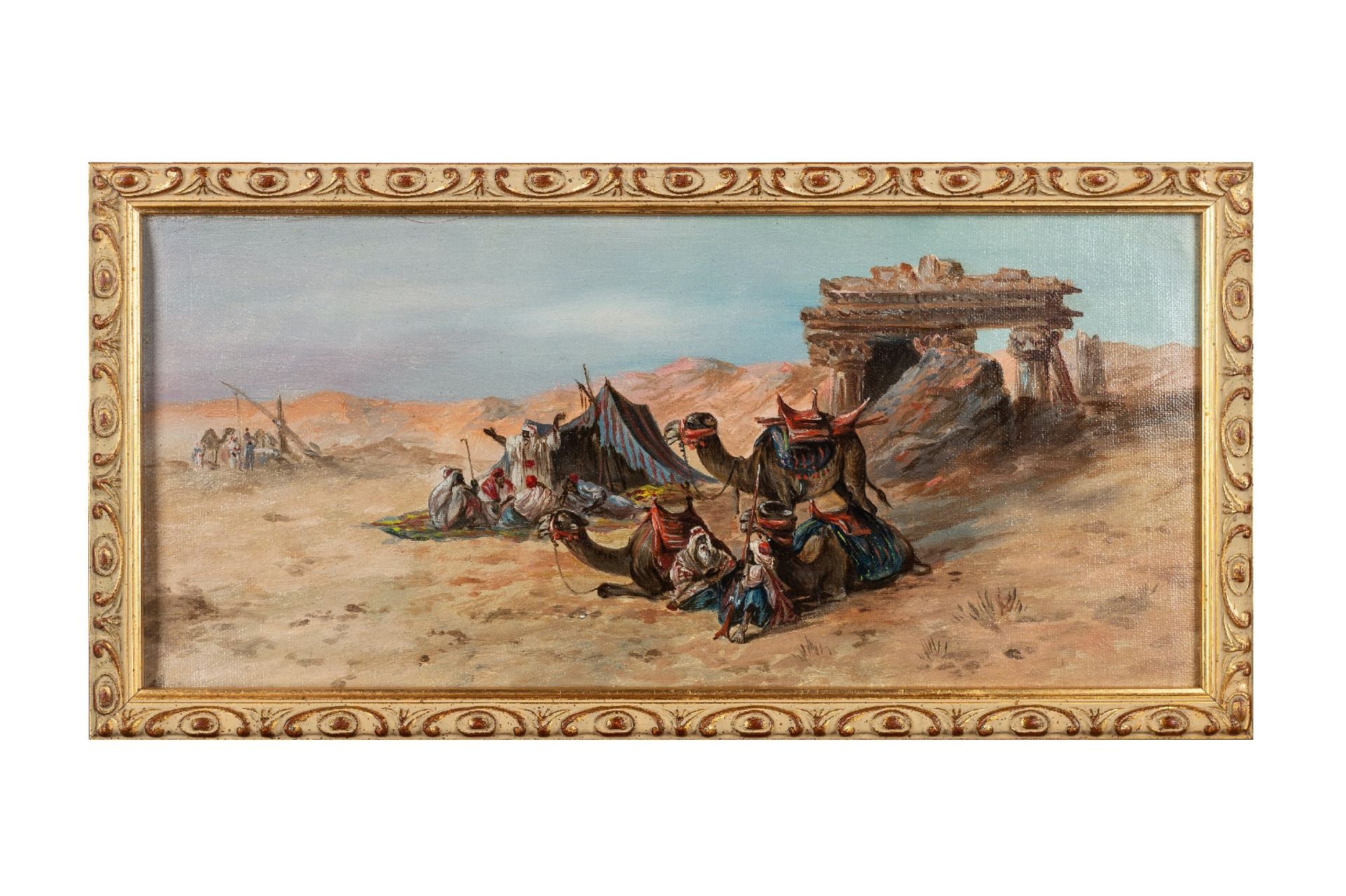 Orient painter end 19th Century, Bedouin Camp Image 2