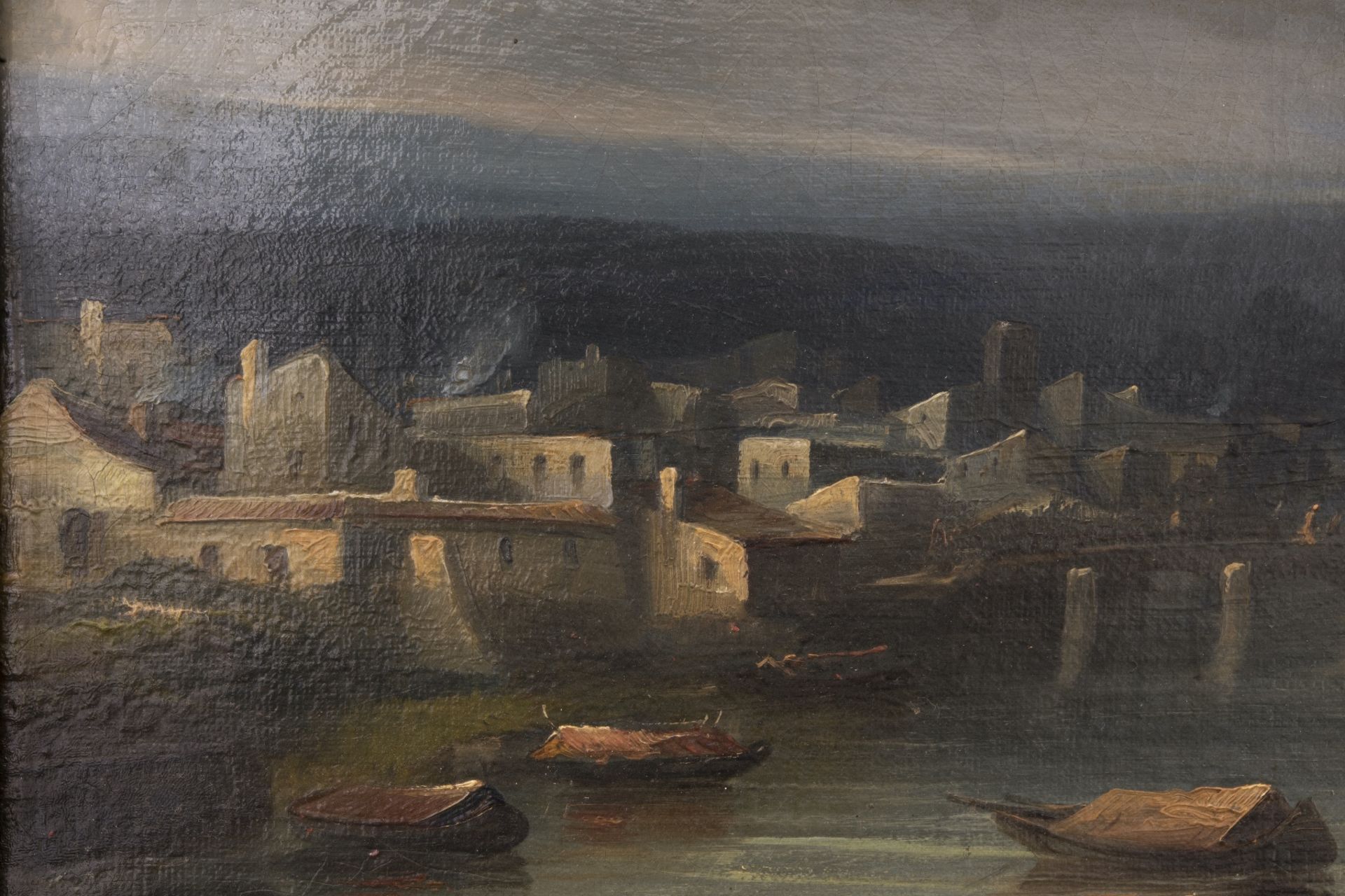 Maler des 20. Jahrhundert, Hafenstadt - Bild 3 aus 4