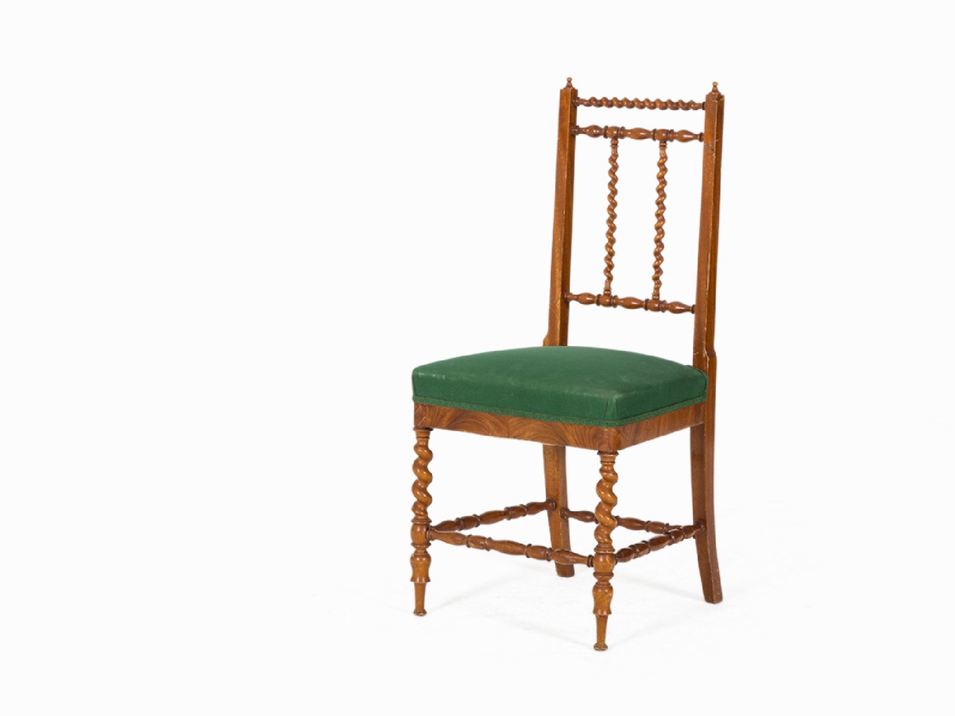 Satz von 6 Stuehlen, Italien | Set of 6 Chairs, Italy, Mid-19th Century - Bild 3 aus 7