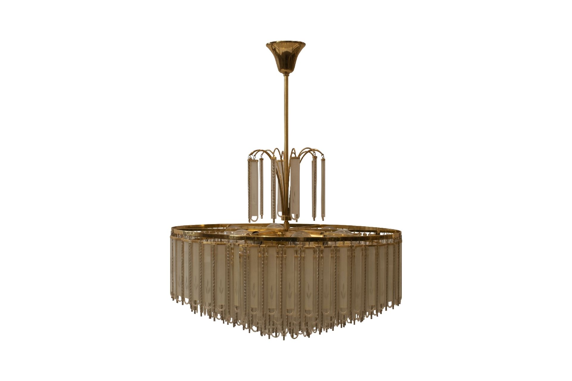 Deckenluster, 2. Haelfte 20. Jahrhundert | Ceiling Chandelier, 2nd Half 20th Century