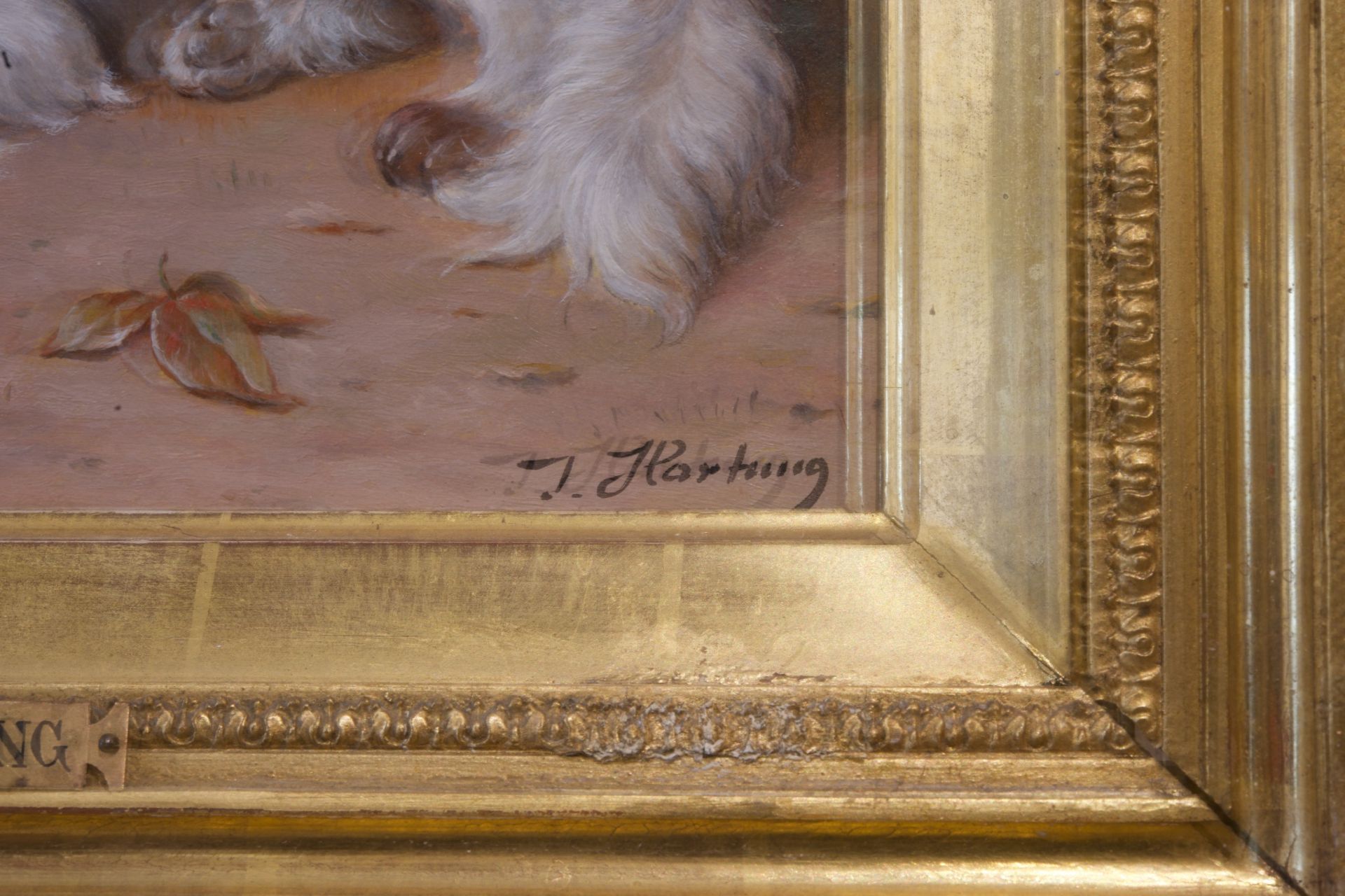 Julius Hartung, Pseudonym von Carl Reichert (1836-1918), Liegender Hund | Julius Hartung, Pseudonym  - Bild 3 aus 5
