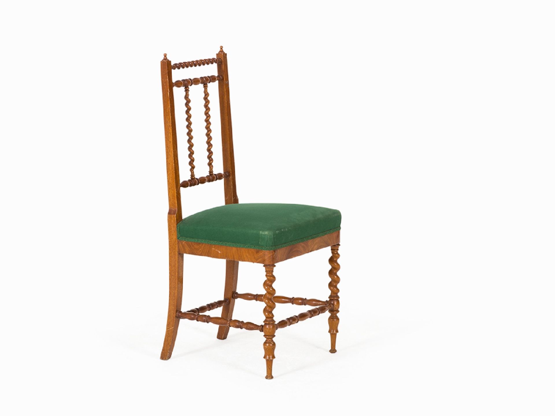 Satz von 6 Stuehlen, Italien | Set of 6 Chairs, Italy, Mid-19th Century - Bild 2 aus 7