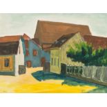 Rudolf Petrik, Dorf, Oesterreich, circa 1950 | Rudolf Petrik, Village Houses, around 1950