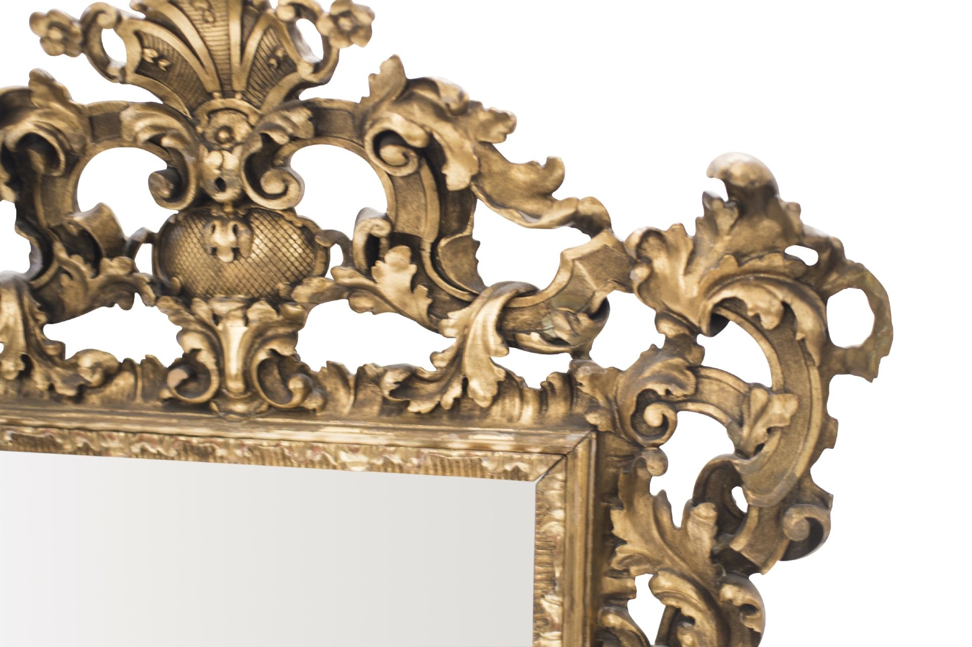 Barockstil Salonspiegel, 19. Jahrhundert | Baroque Style Salon Mirror, 19th Century - Bild 4 aus 6