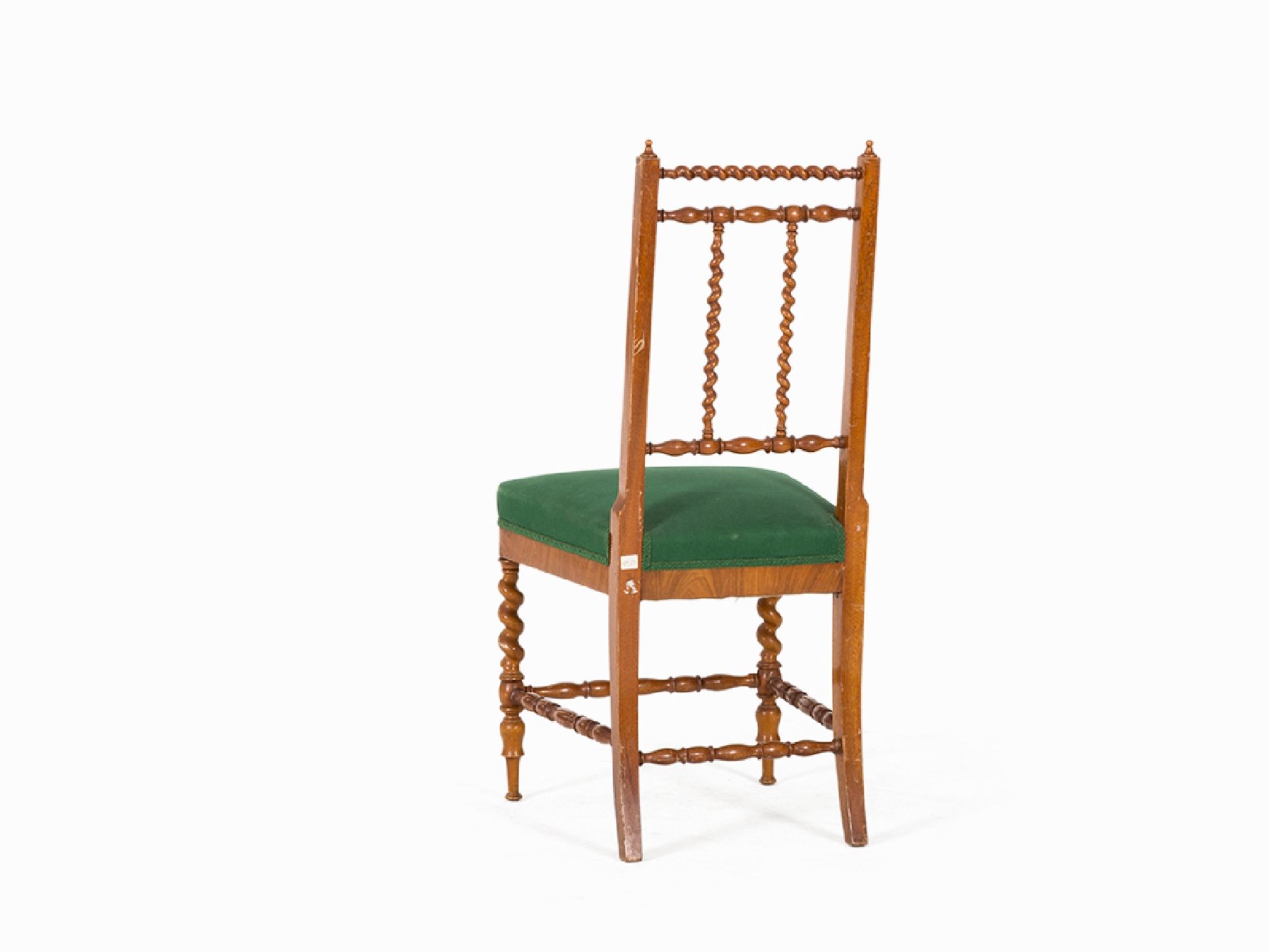 Satz von 6 Stuehlen, Italien | Set of 6 Chairs, Italy, Mid-19th Century - Bild 6 aus 7