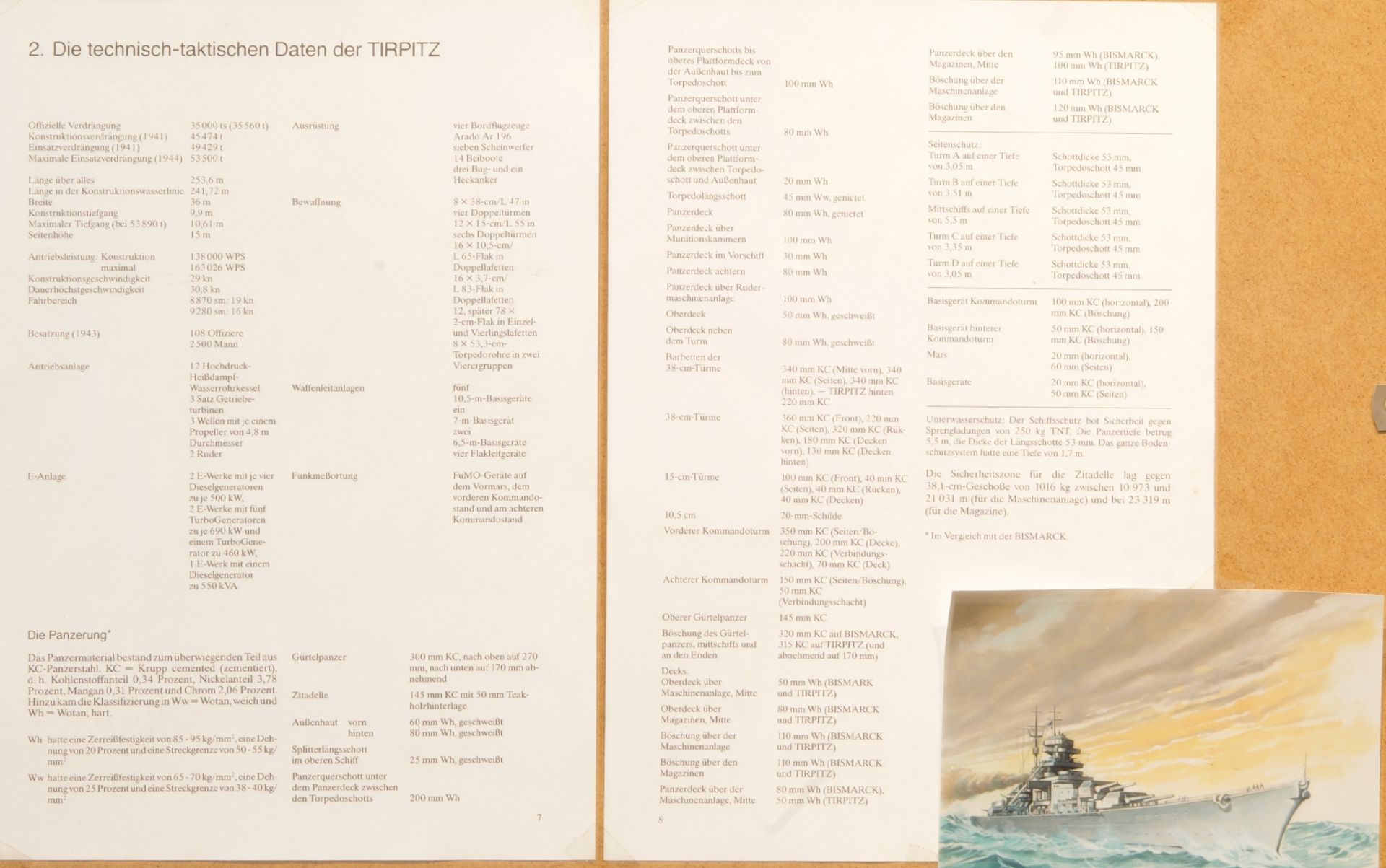 Siegfried Krupitz (1929-2013), Tirpitz Schlachtschiff | Siegfried Krupitz (1929-2013), Tirpitz Batt - Bild 4 aus 5