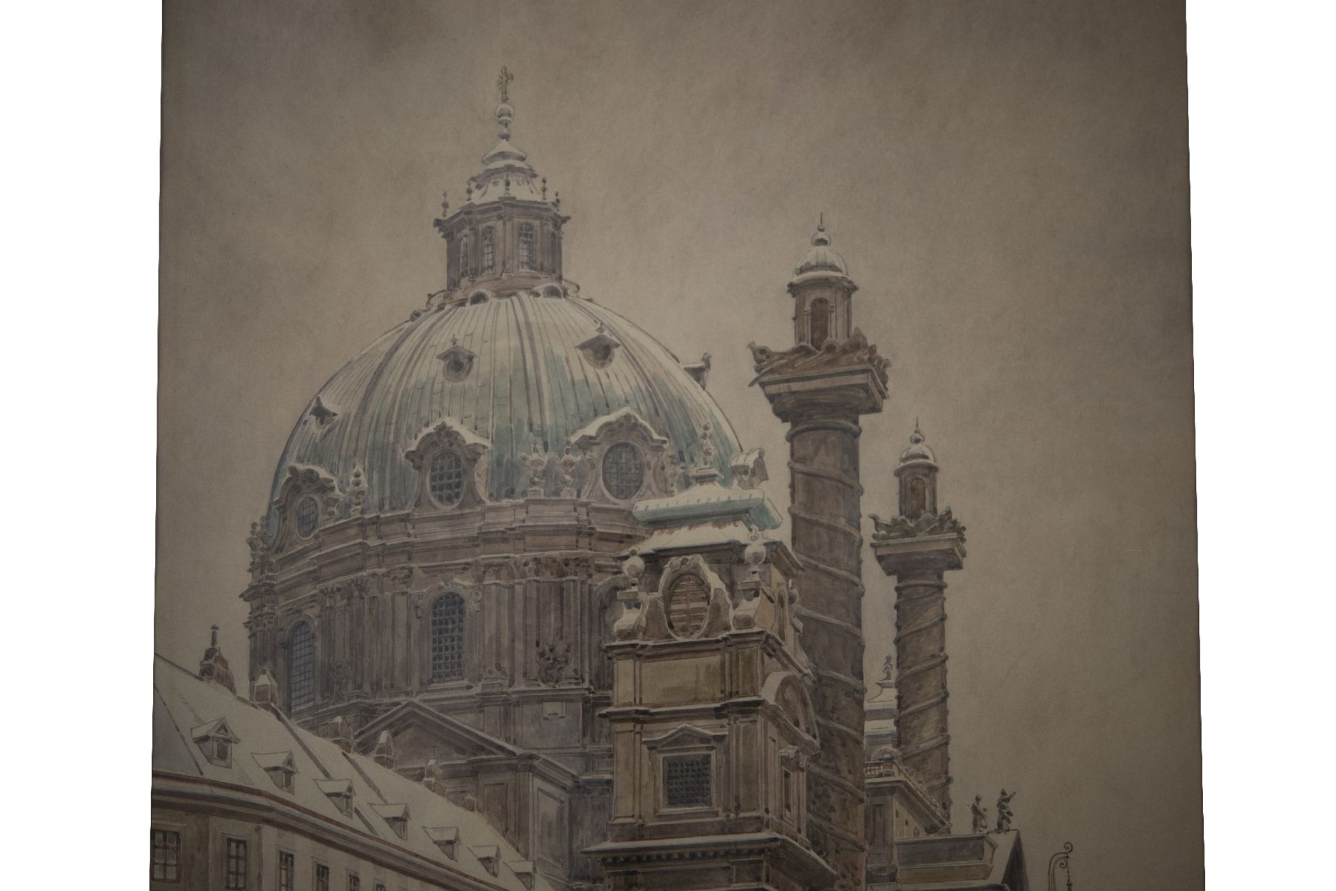 Erwin Pendl (1875–1945), Karlskirche, Wien | Erwin Pendl (1875–1945), Karlskirche (Church of St. Cha - Image 2 of 3