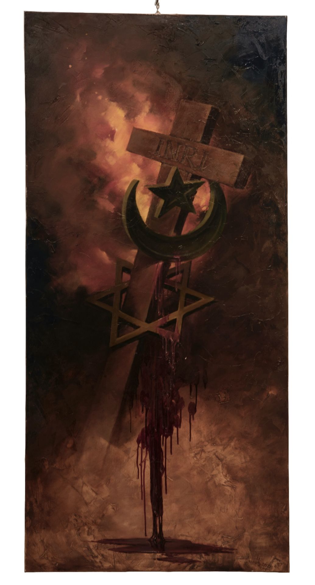 Siegfried Krupitz (1929-2013), Flammendes Kreuz | Siegfried Krupitz (1929-2013), Flaming Cross