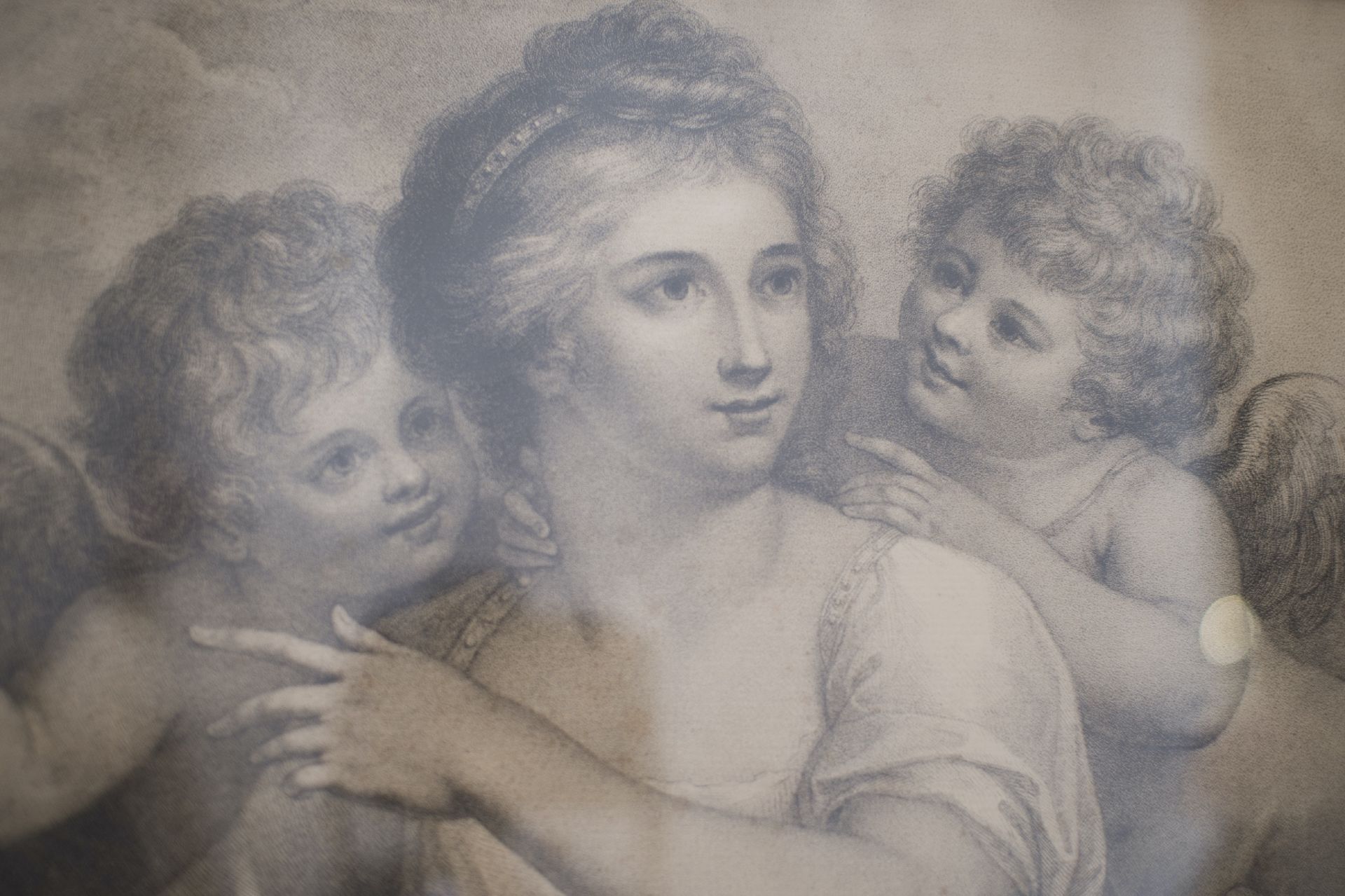 Kuenstler des 18. Jahrhundert, Dame mit zwei Amouren | Artist of the 18th century, Lady with Two Lov - Bild 2 aus 5