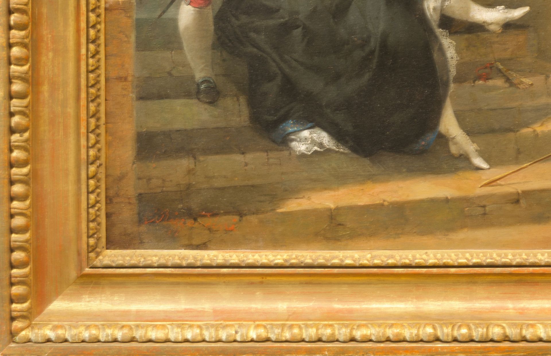C. Rizzardini, Dame im Treppenhaus | C. Rizzardini, Lady in the Staircase - Bild 3 aus 5