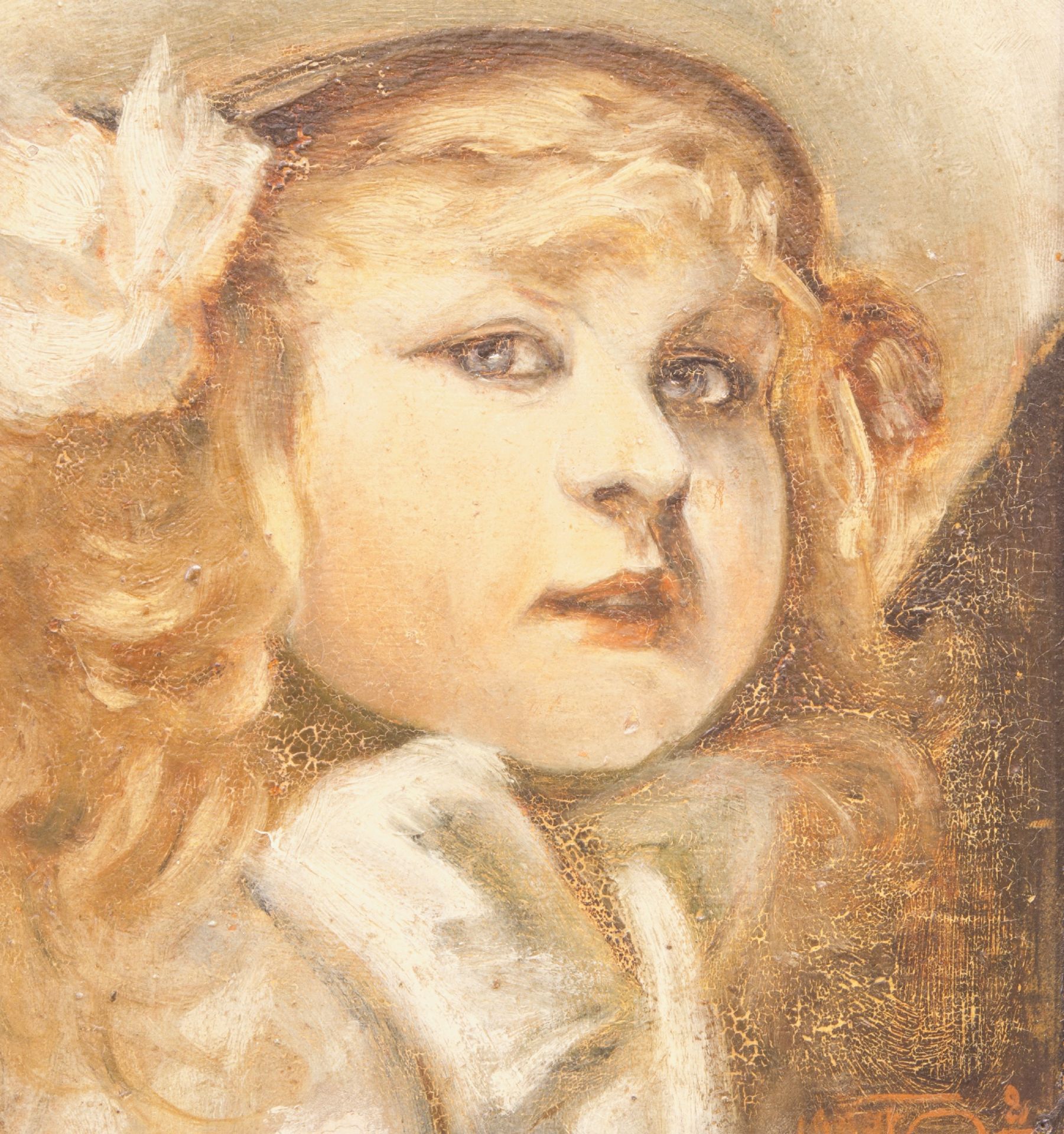 Kuenstler des 20. Jahrhunderts, Maedchenportrait | Artist of the 20th Century, Portrait of a Girl - Bild 2 aus 5