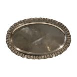 Ovale Silberplatte | Oval Silver Plate