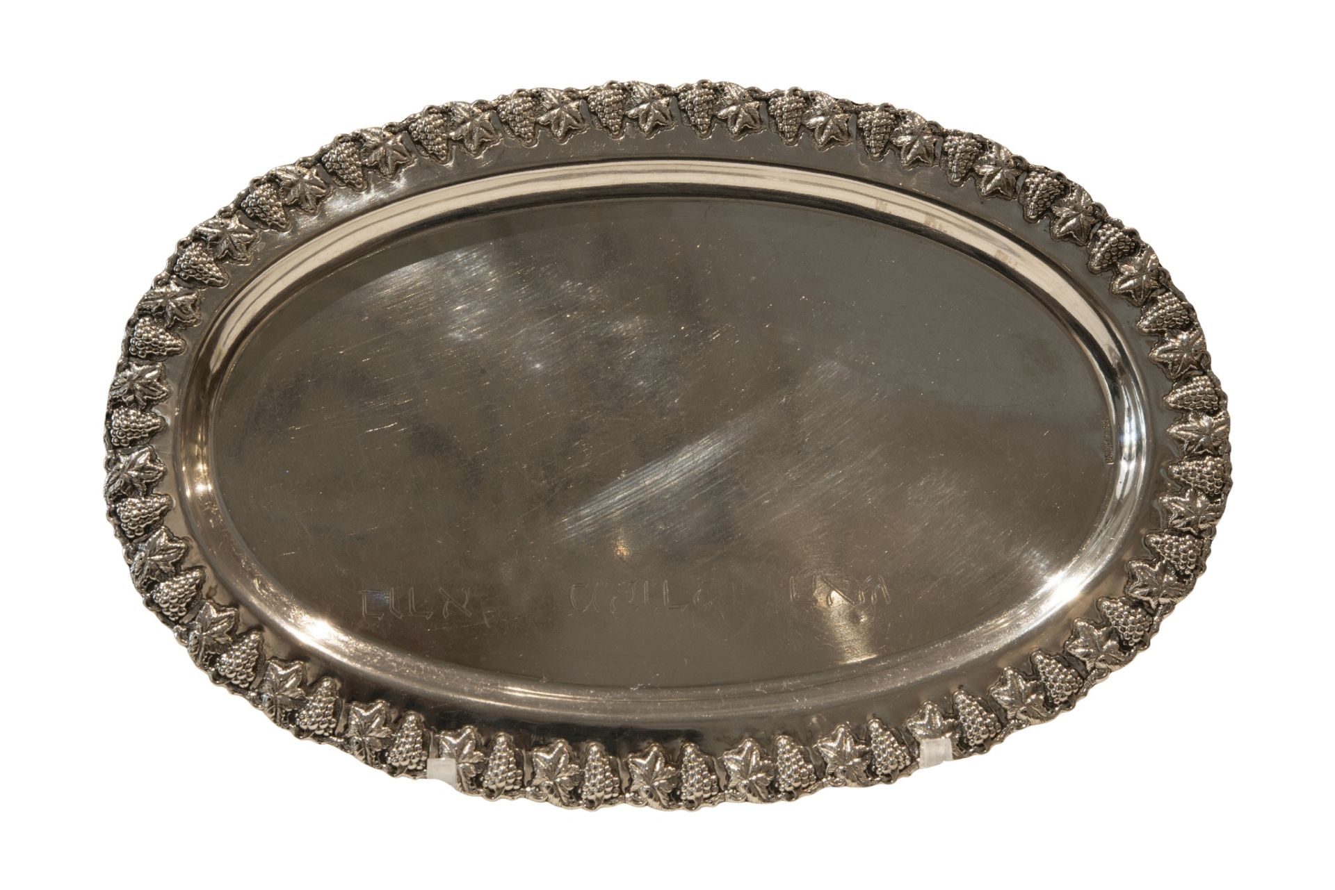 Ovale Silberplatte | Oval Silver Plate