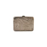 Zigarettenetui Silber und Zuendholzetui | Cigarette Case and Match Wood Case Silver