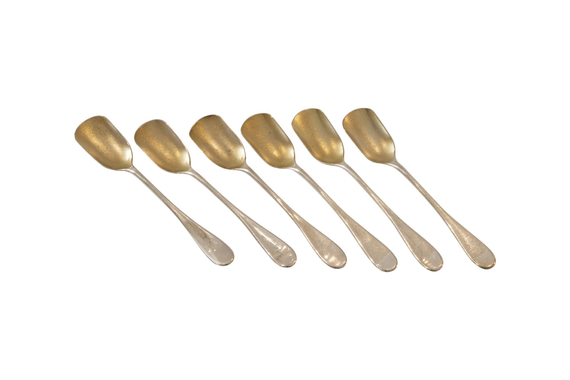 Sechs Eisloeffel | Six Ice Cream Spoons