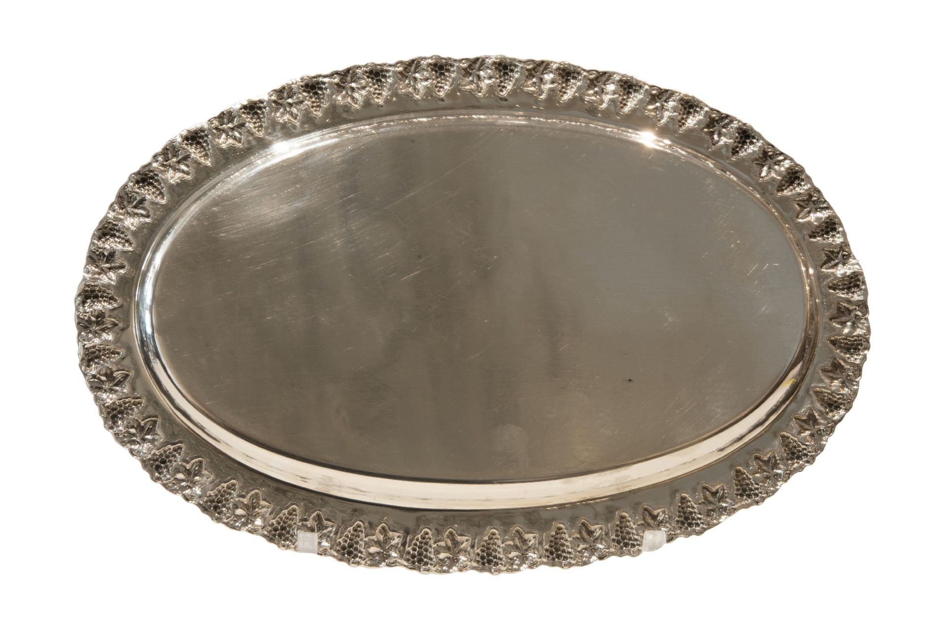 Ovale Silberplatte | Oval Silver Plate - Image 2 of 5