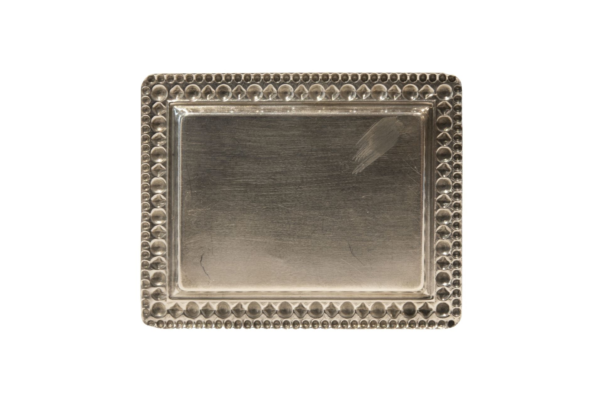 Kleiner rechteckiger Untersetzer, Silber | Small Square Coaster - Image 3 of 5