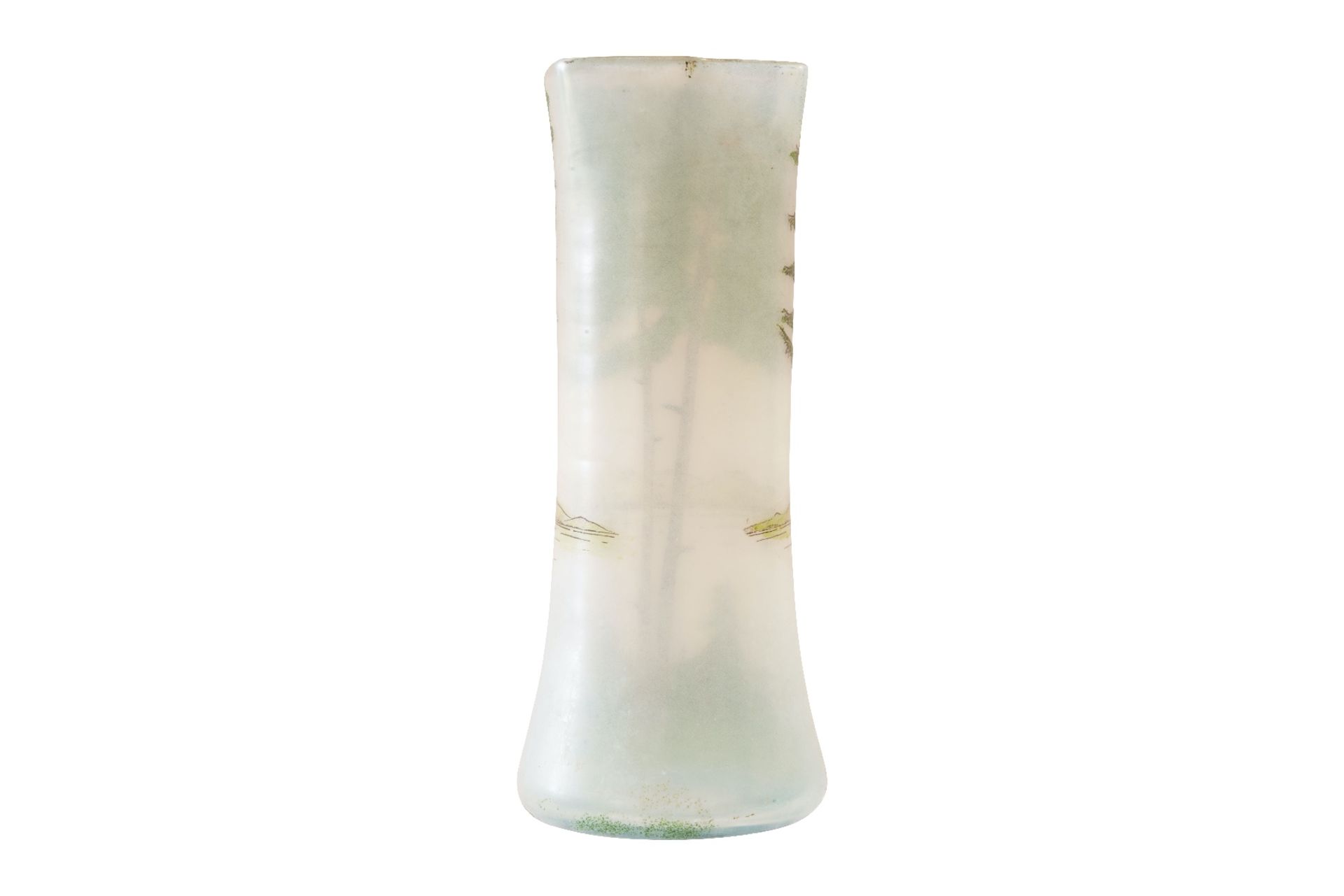 Francois Theodore Legras 1839-1916 Lackierte Glasvase | Francois Théodore Legras 1839-1919 Glass Vas - Image 2 of 5