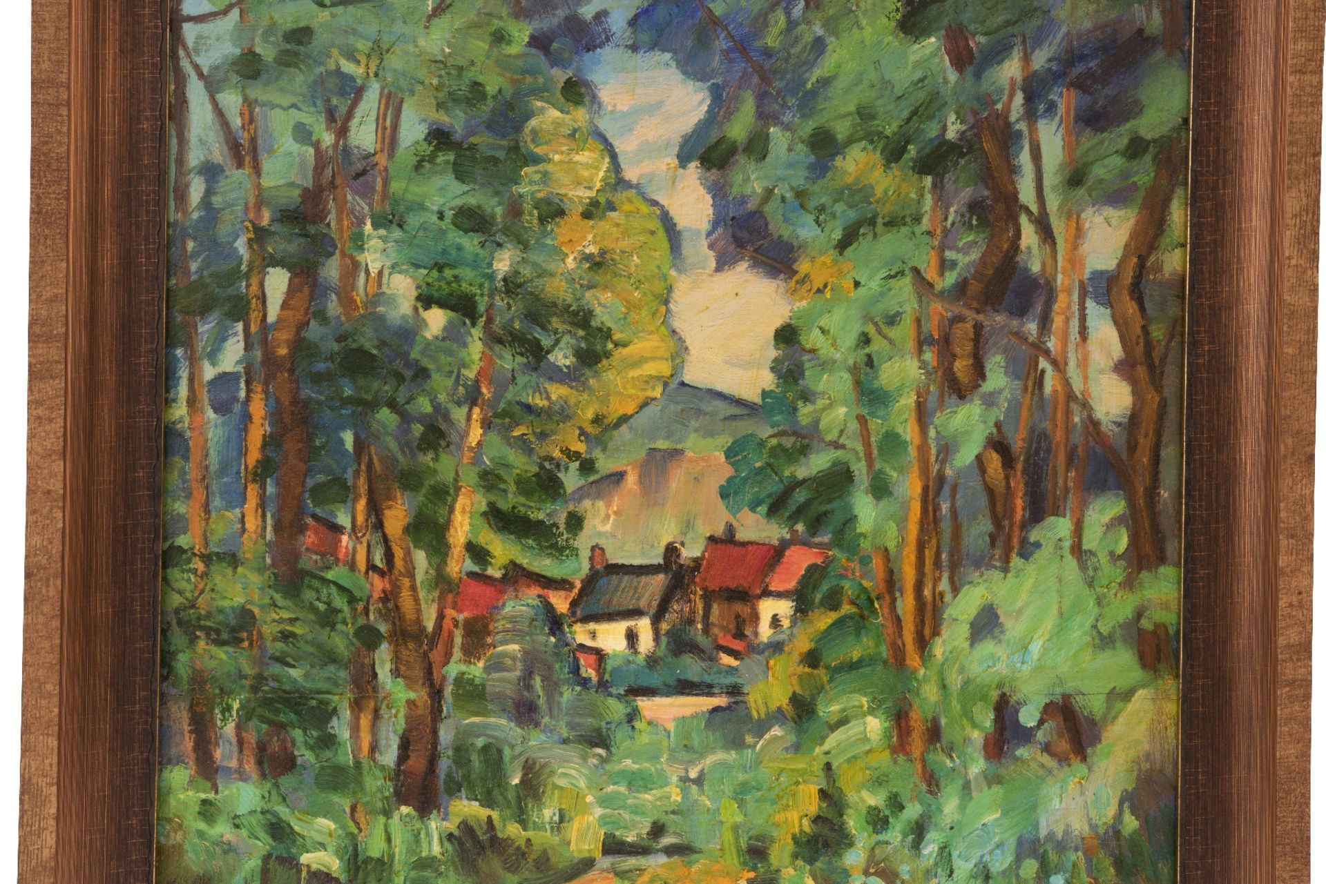 Michael Kikoine (1892-1968), Landschaft mit Haeusern | Michael Kikoine (1892-1968), Landscape with H - Image 2 of 5