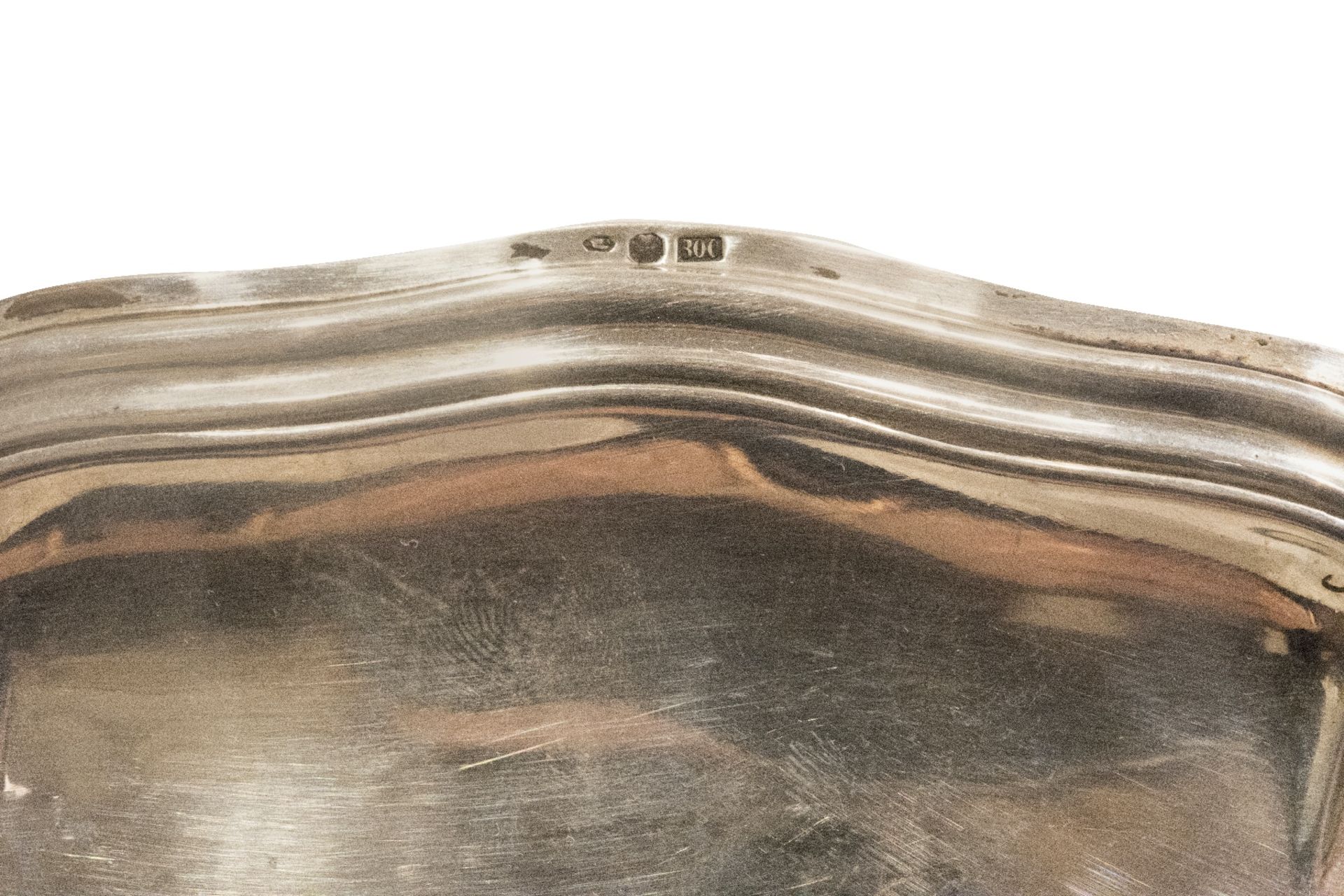 Ovaler Silberteller | Oval Silver Plate - Image 3 of 5