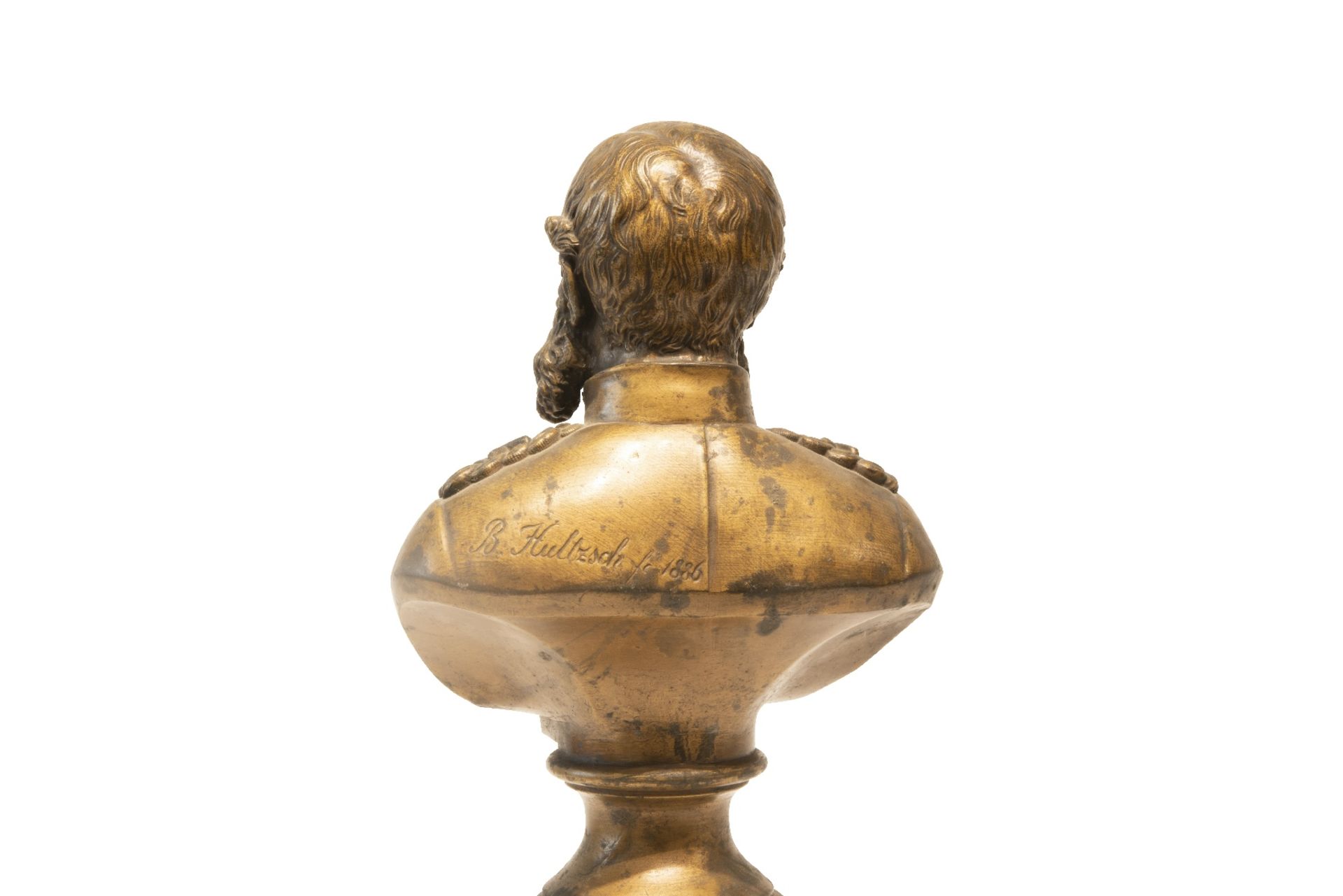 Bronzebueste Albert Koenig v. Sachsen | Bronze Bust of Albert King of Saxony - Bild 3 aus 5