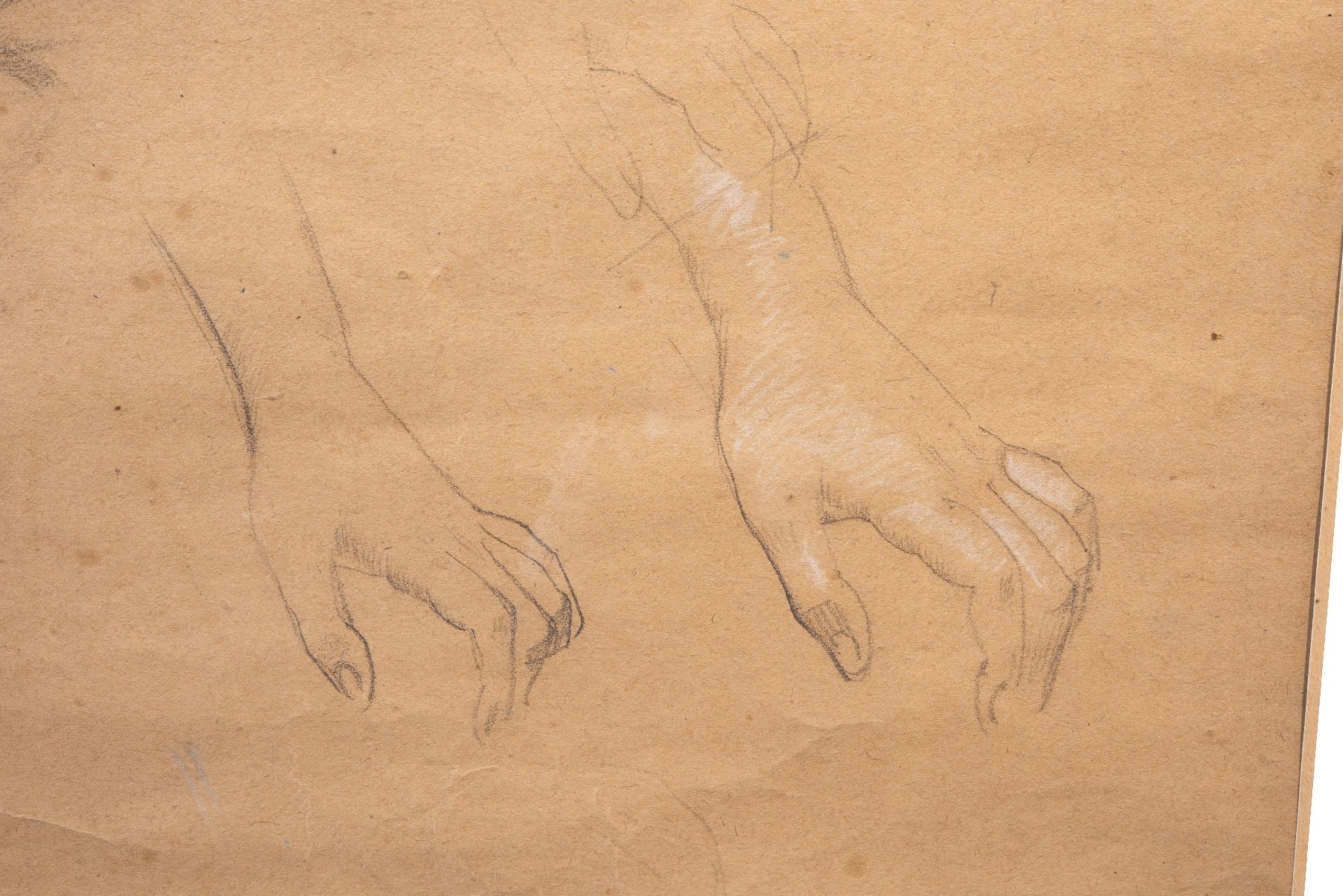 Gustav Klimt (1862 - 1918), Hand und Arm Studie | Gustav Klimt (1862-1918), Hand and Arm Study - Image 3 of 5