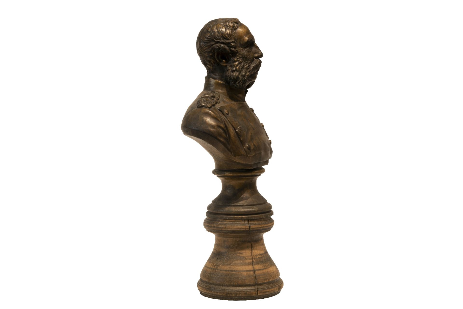 Bronzebueste Albert Koenig v. Sachsen | Bronze Bust of Albert King of Saxony - Bild 5 aus 5