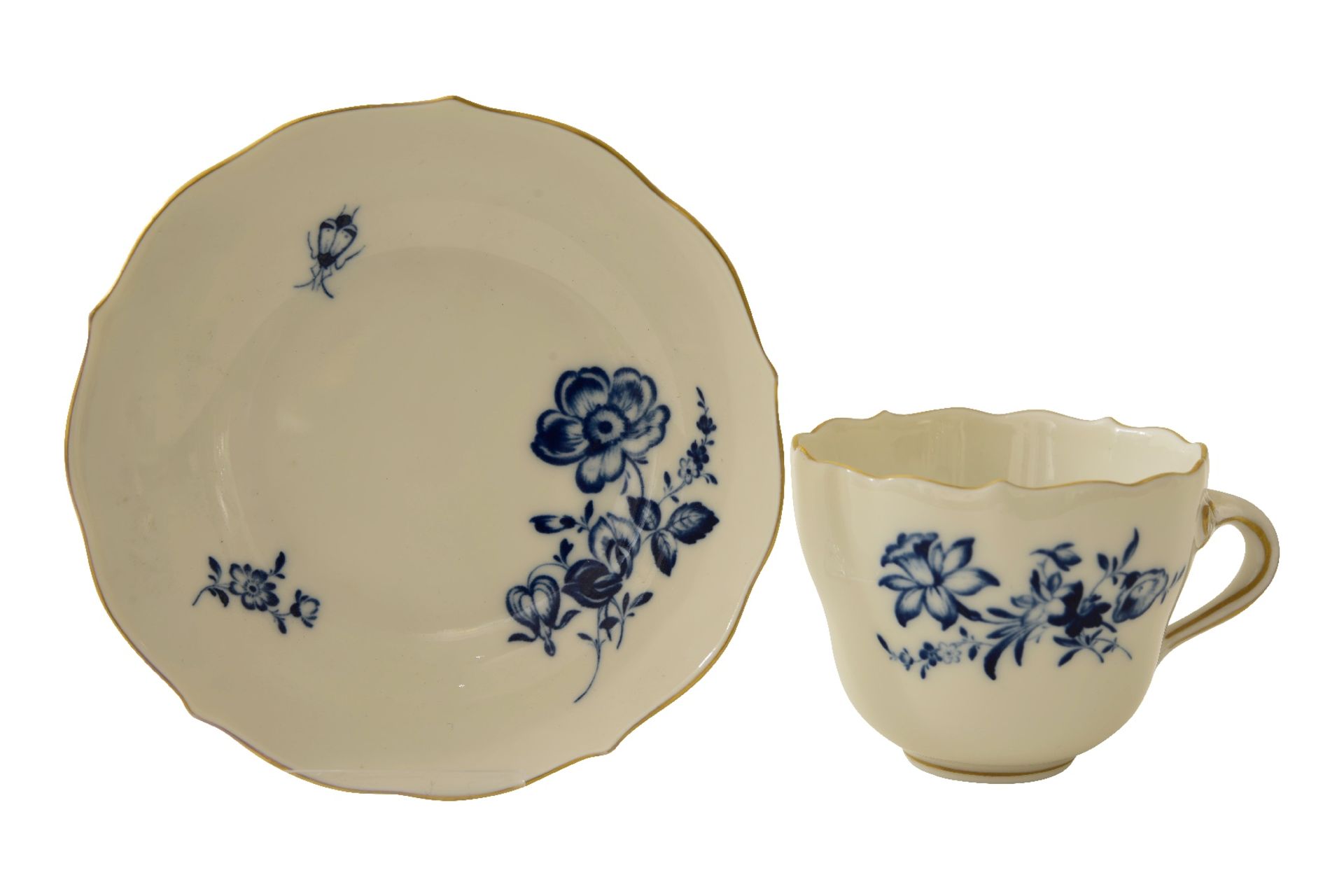 Mokka Service, Blaue Blume, Meissen | Mocha Service, Blue Flower, Meissen - Image 3 of 10