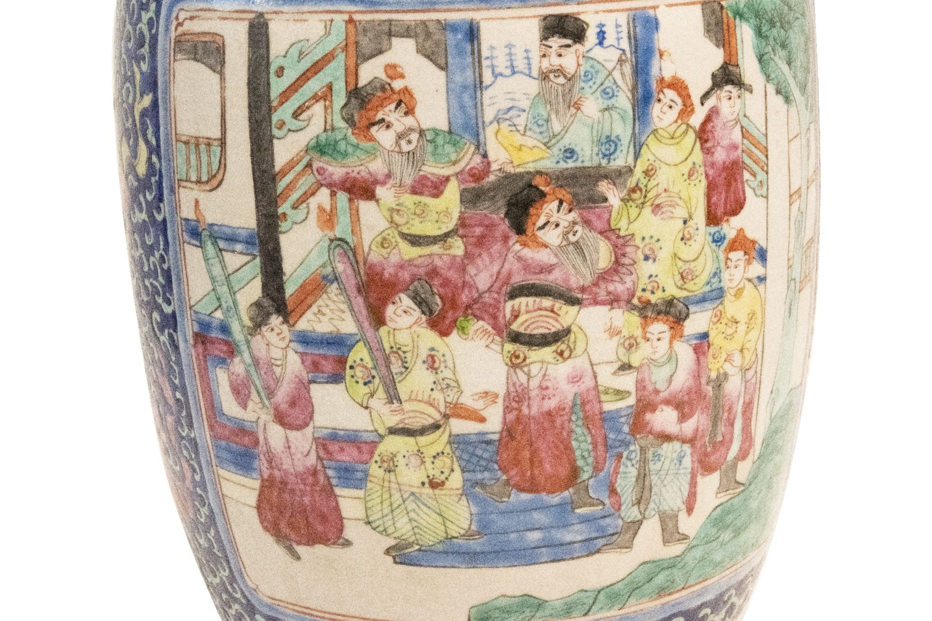 Chinesische Vase Famille Rose | Chinese Vase Famille Rose - Image 4 of 5