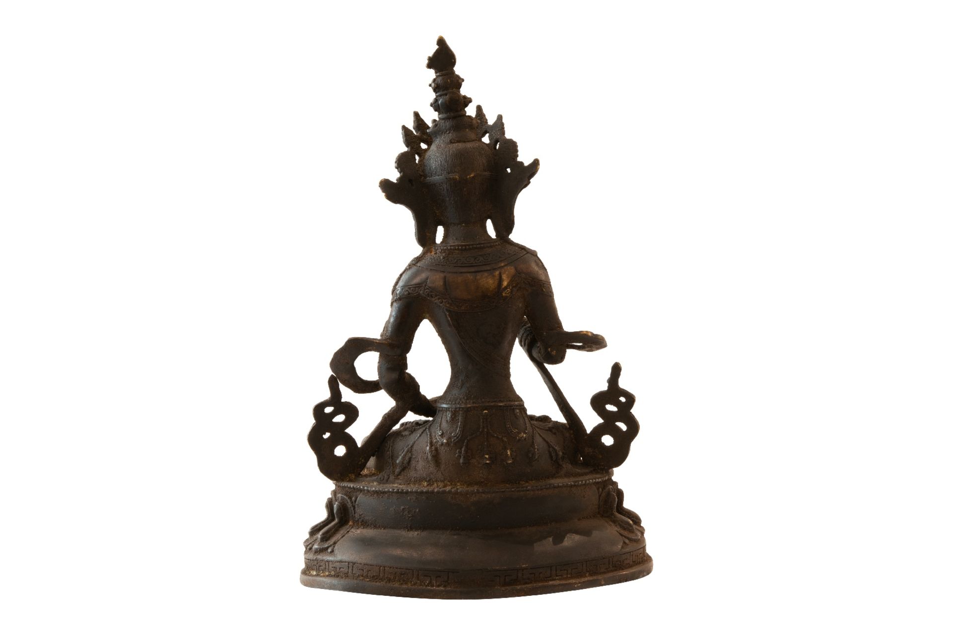 Bronze Budda des Shakyamuni, circa 20. Jahrhundert, Tibet | Large Budda of Shakyamuni, Tibet, Probab - Image 4 of 5