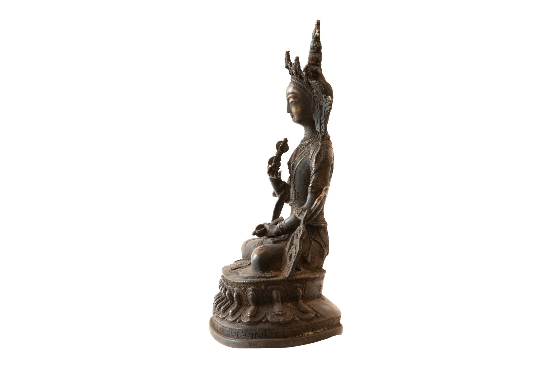 Bronze Budda des Shakyamuni, circa 20. Jahrhundert, Tibet | Large Budda of Shakyamuni, Tibet, Probab - Image 3 of 5