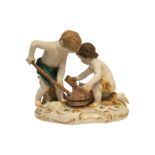 J.J.Kaendler, Meissen Allegorie, Das Bauen | J.J.Kaendler, Meissen Allegory, The Construction