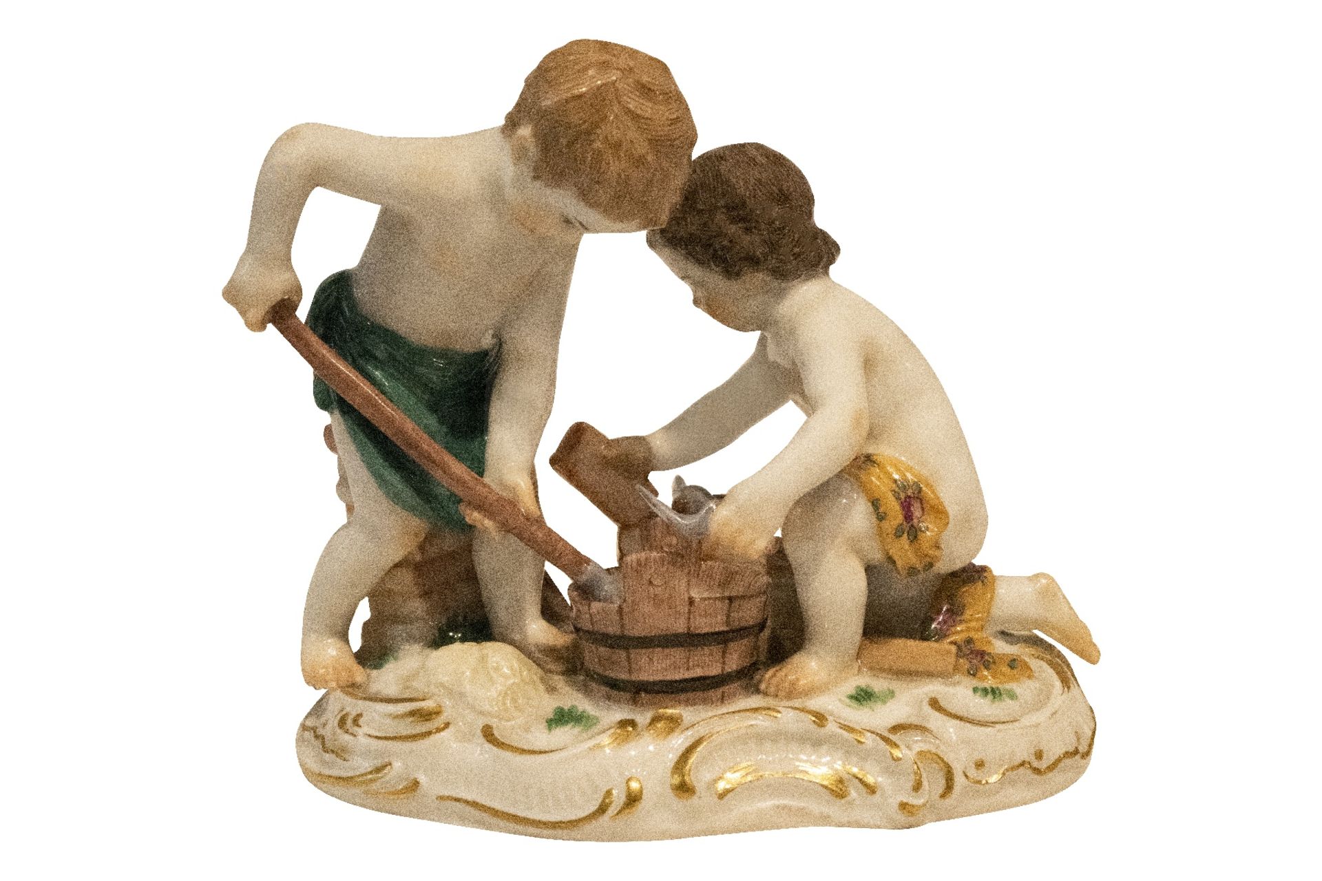 J.J.Kaendler, Meissen Allegorie, Das Bauen | J.J.Kaendler, Meissen Allegory, The Construction