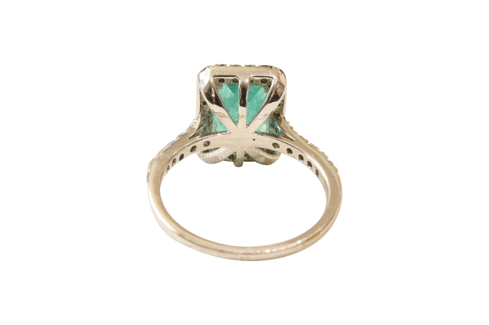 Ring Gold Brillant Smaragd | Ring Gold Brilliant Emerald - Image 9 of 9