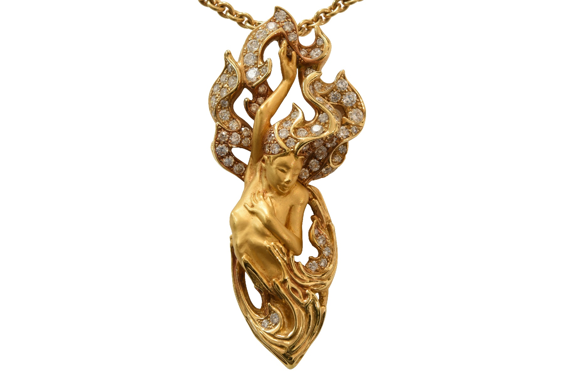 Anhänger Gold Brillanten "Margerit" | Pendant Gold Brilliant Margerit - Image 5 of 5