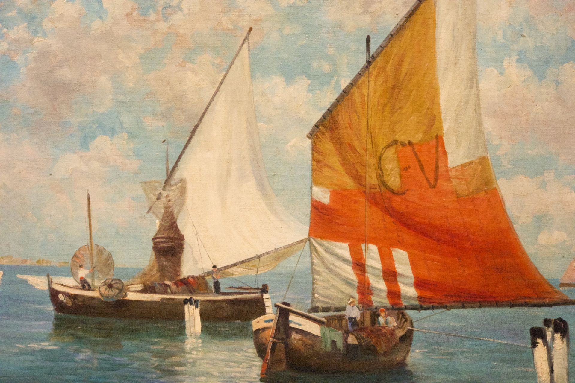 Georg Sommer zugeschrieben Segelschiffe auf dem Meer | Georg Sommer (1848-1917), Sailing Ships on th - Image 2 of 5