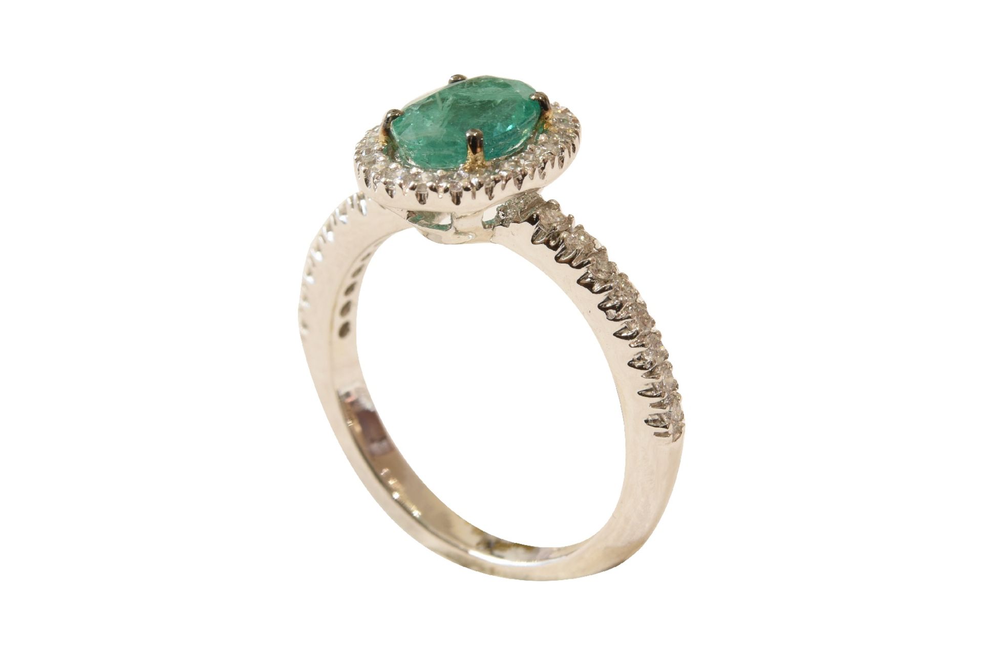 Ring Gold Brillant Smaragd | Ring Gold Brilliant Emerald