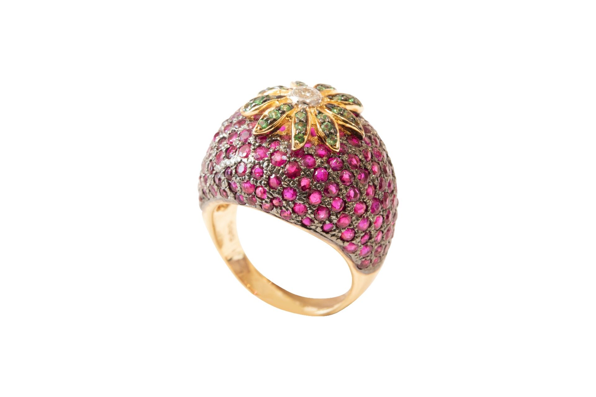 Ring Gold Brillant Erdbeere | Ring Gold Brilliant Strawberry - Bild 2 aus 7