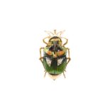 Brosche Skarabäus | Brooch scarab