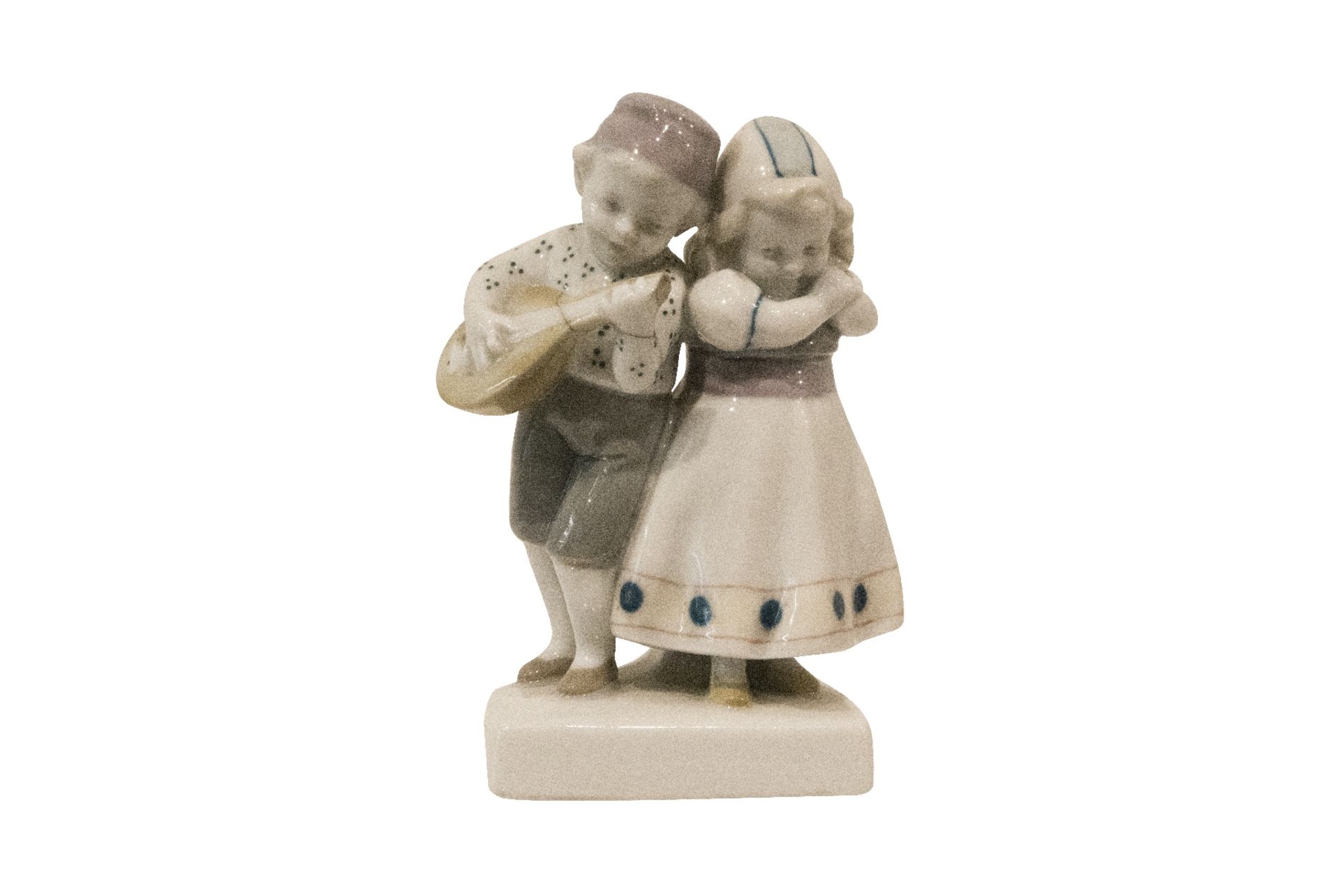 Porzellanmanufaktur Goebel  Kinder mit Laute | Goebel porcelain Manufa ctory Children with Lute