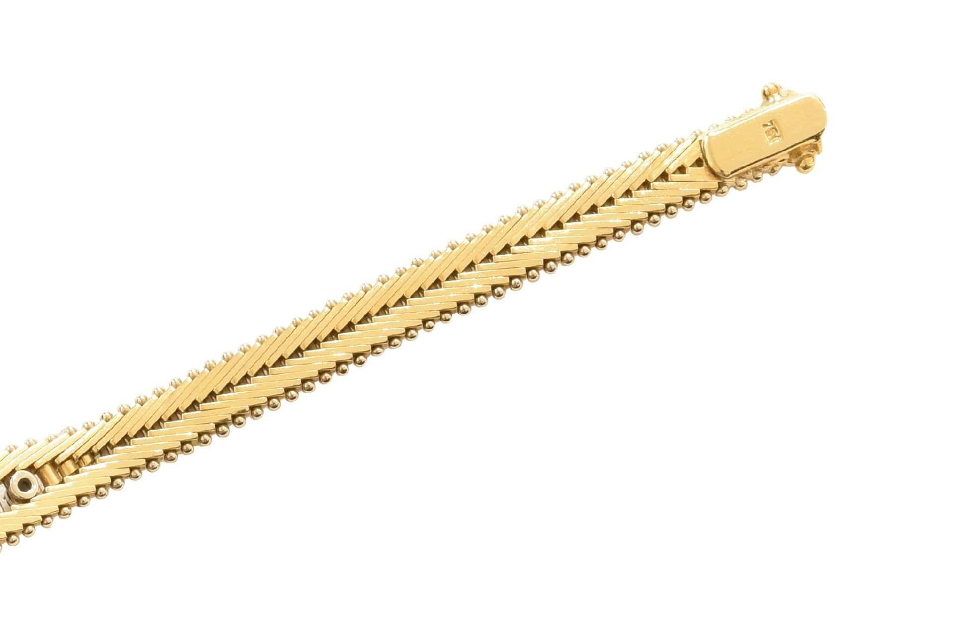 Armband Gelbgold Saphir | Bracelet Yellow Gold Sapphire - Bild 2 aus 5