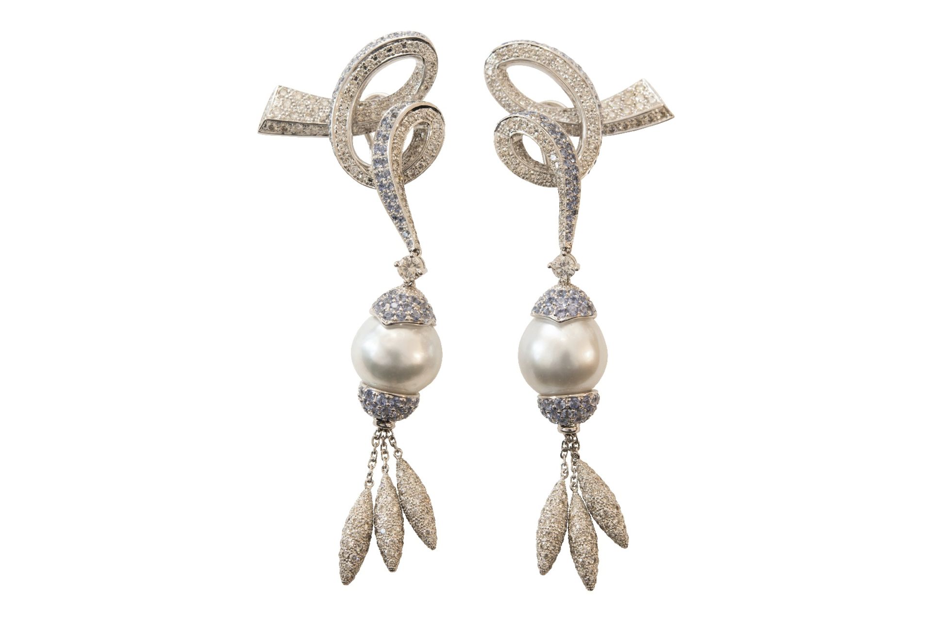 Ohrschmuck Gold Brillant Perlen | Ear Jewelry Gold Brilliant Pearls
