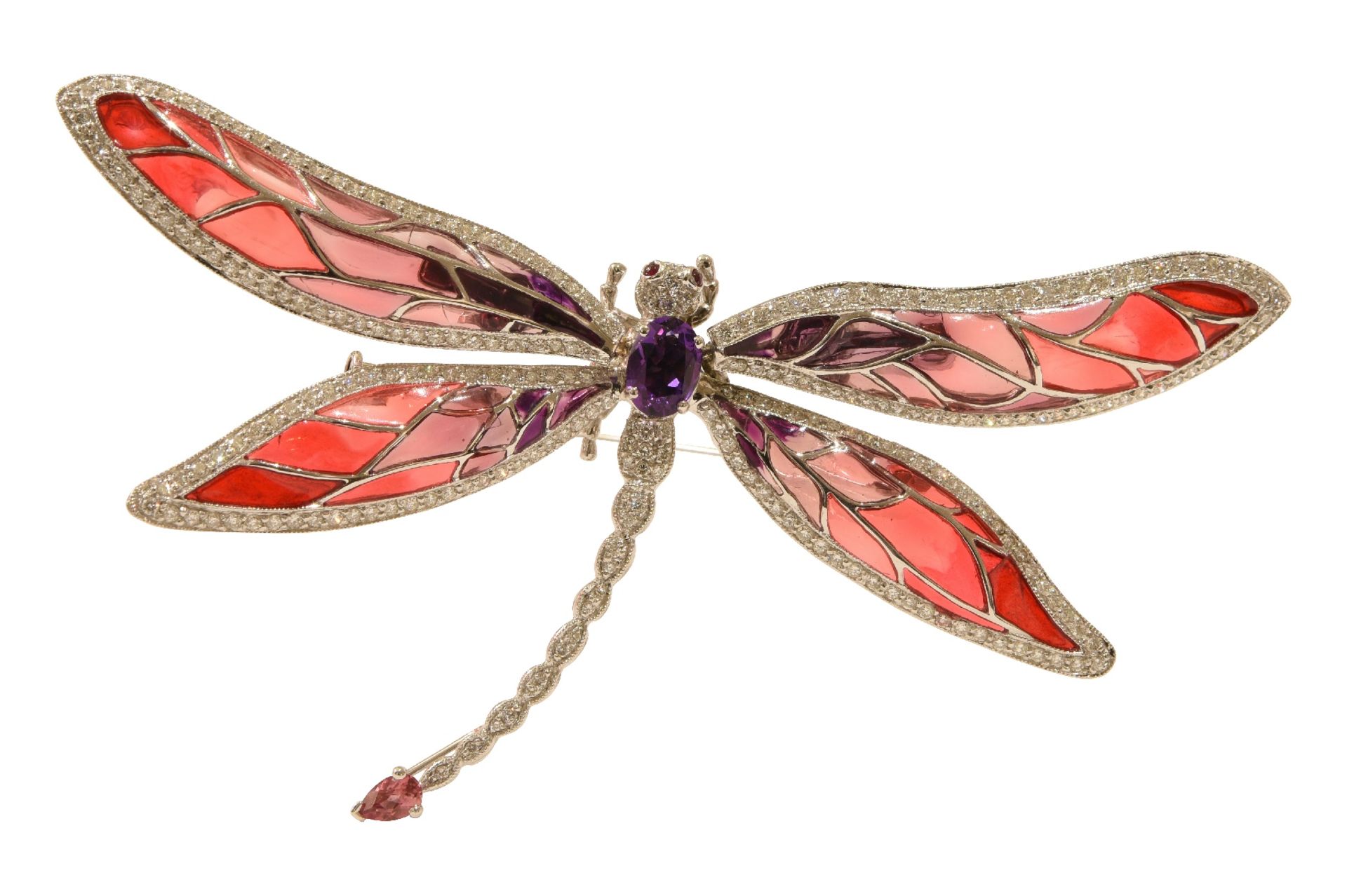 Brosche Libelle Gold | Brooch Dragonfly Gold